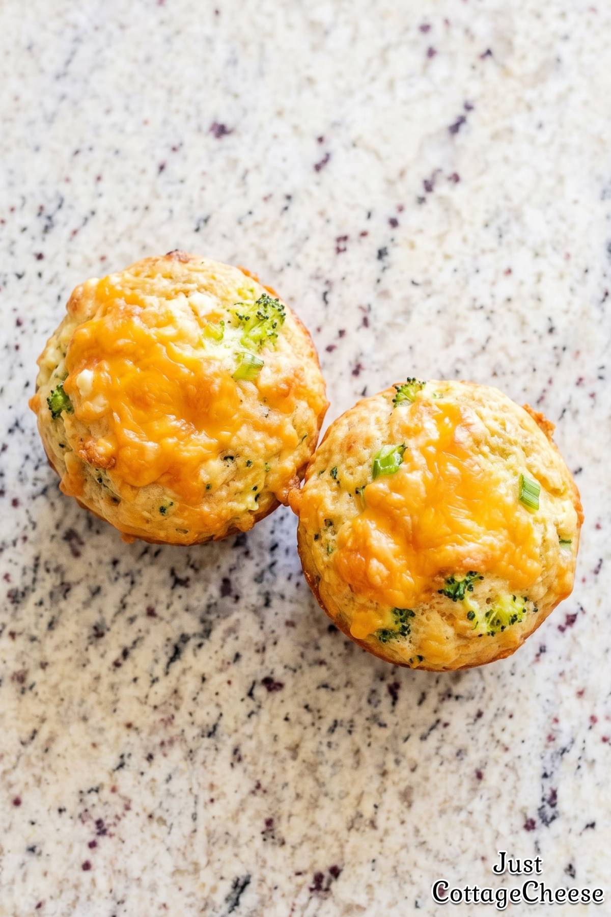 healthy cottage cheese broccoli muffins