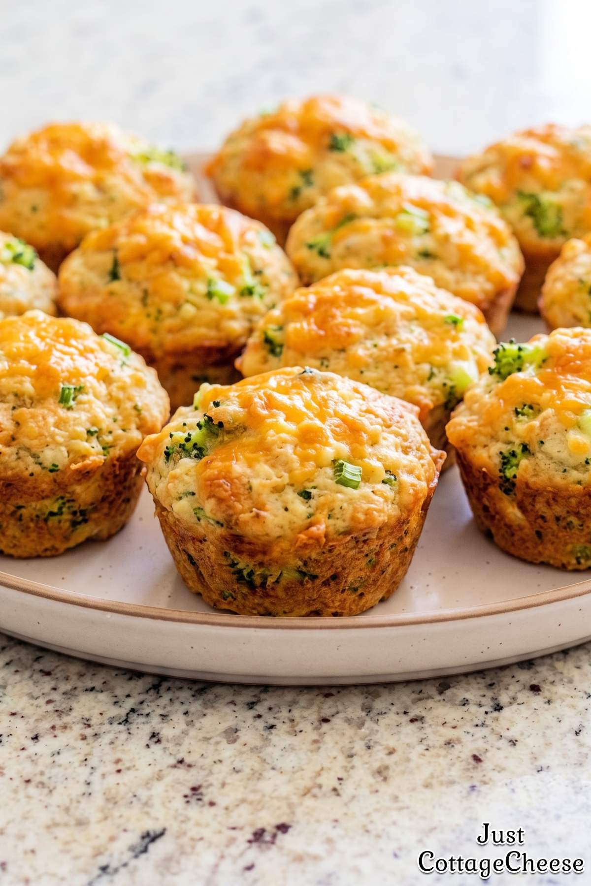 soft broccoli and cheddar muffins