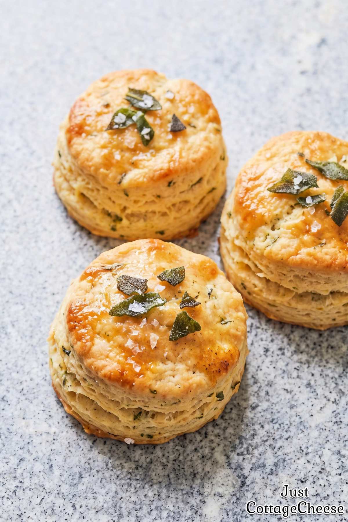 Savory brown butter biscuits with sage