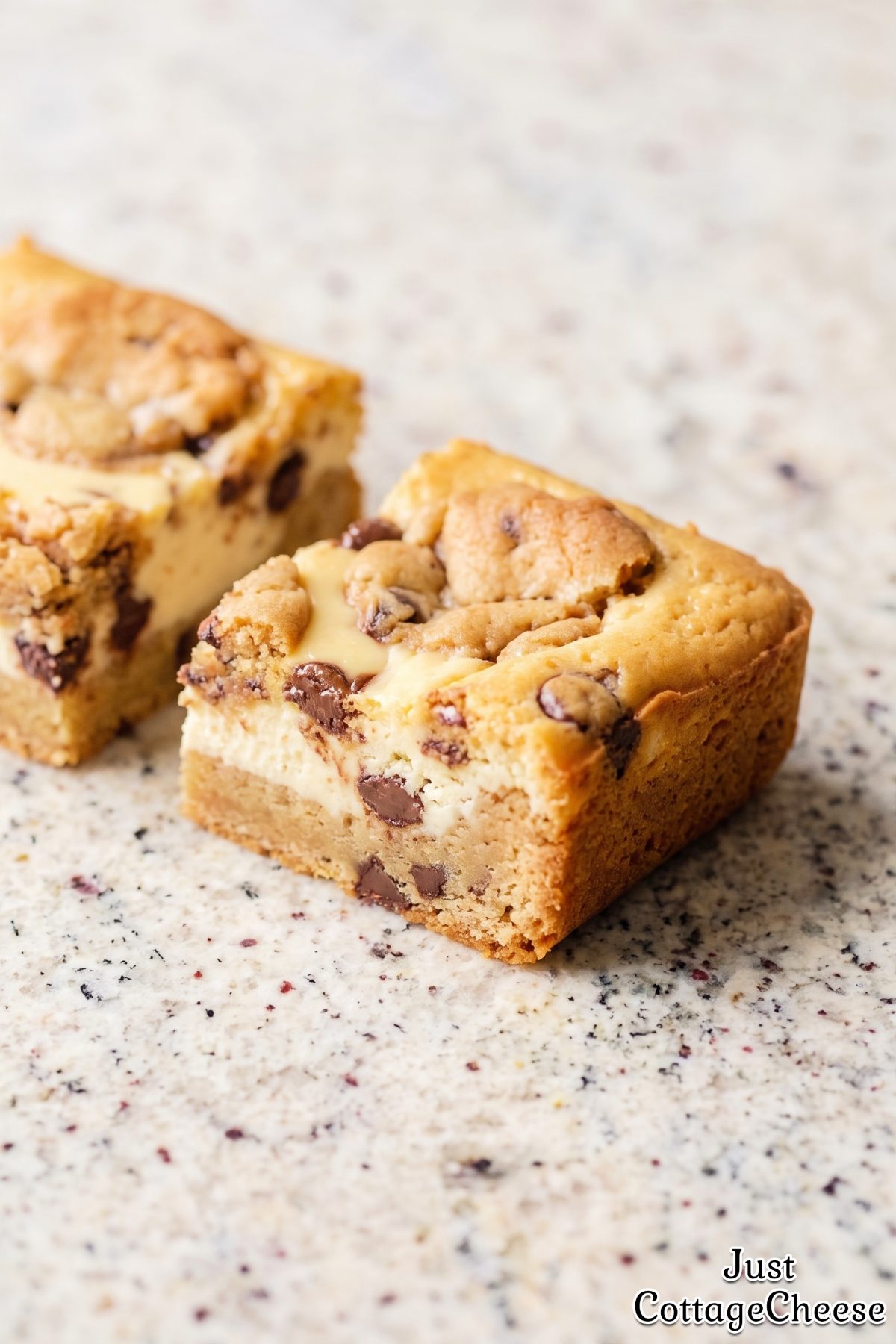 Creamy cottage cheese cookie dessert bars