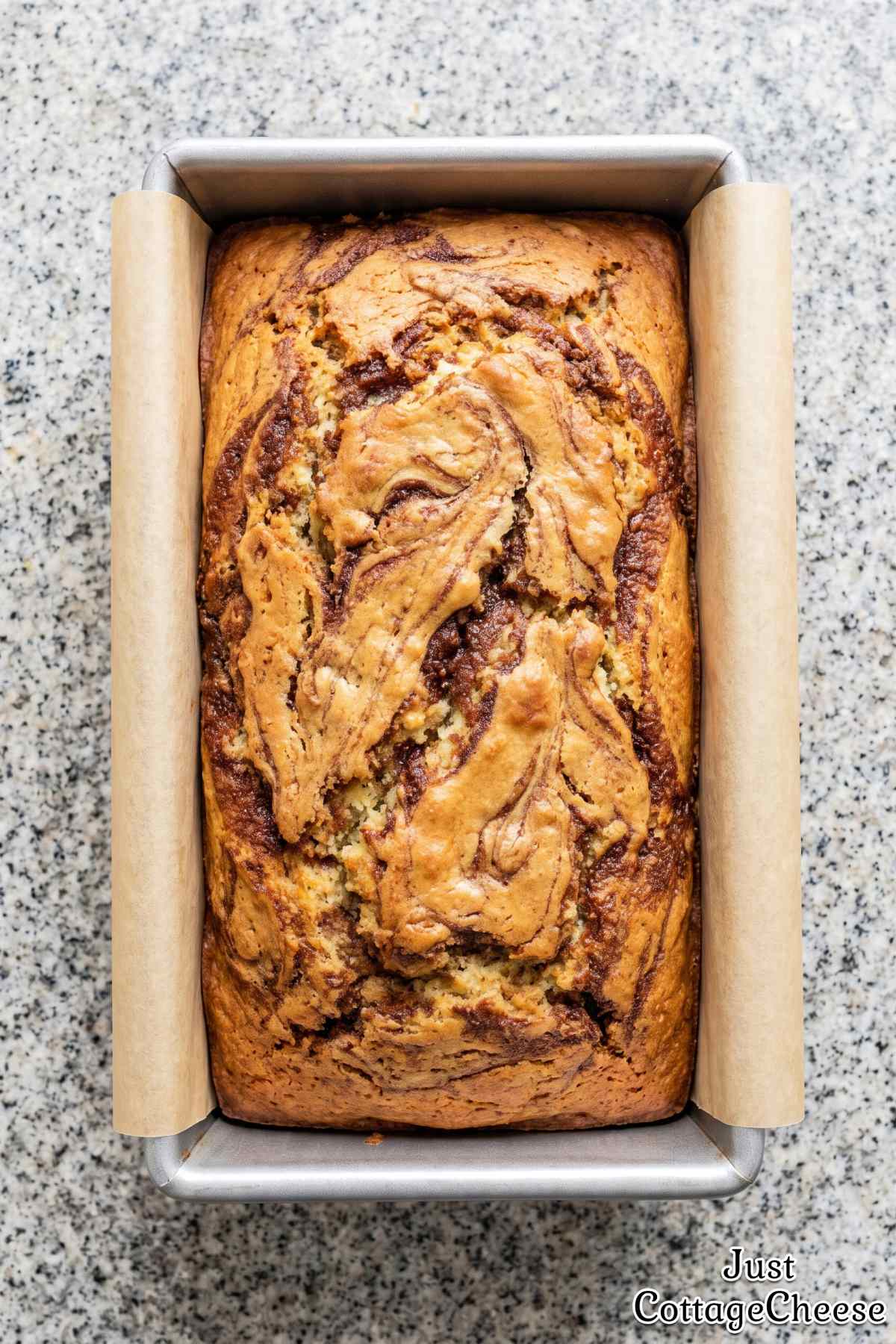 Cottage cheese cinnamon swirl bread