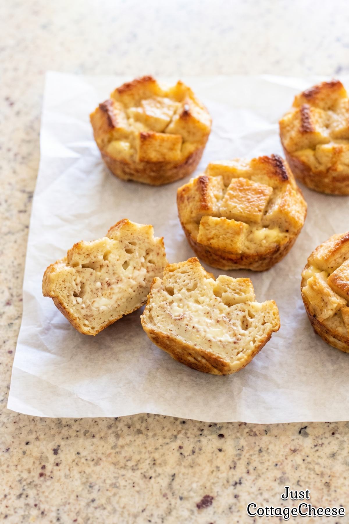 Cottage cheese French toast snack bites