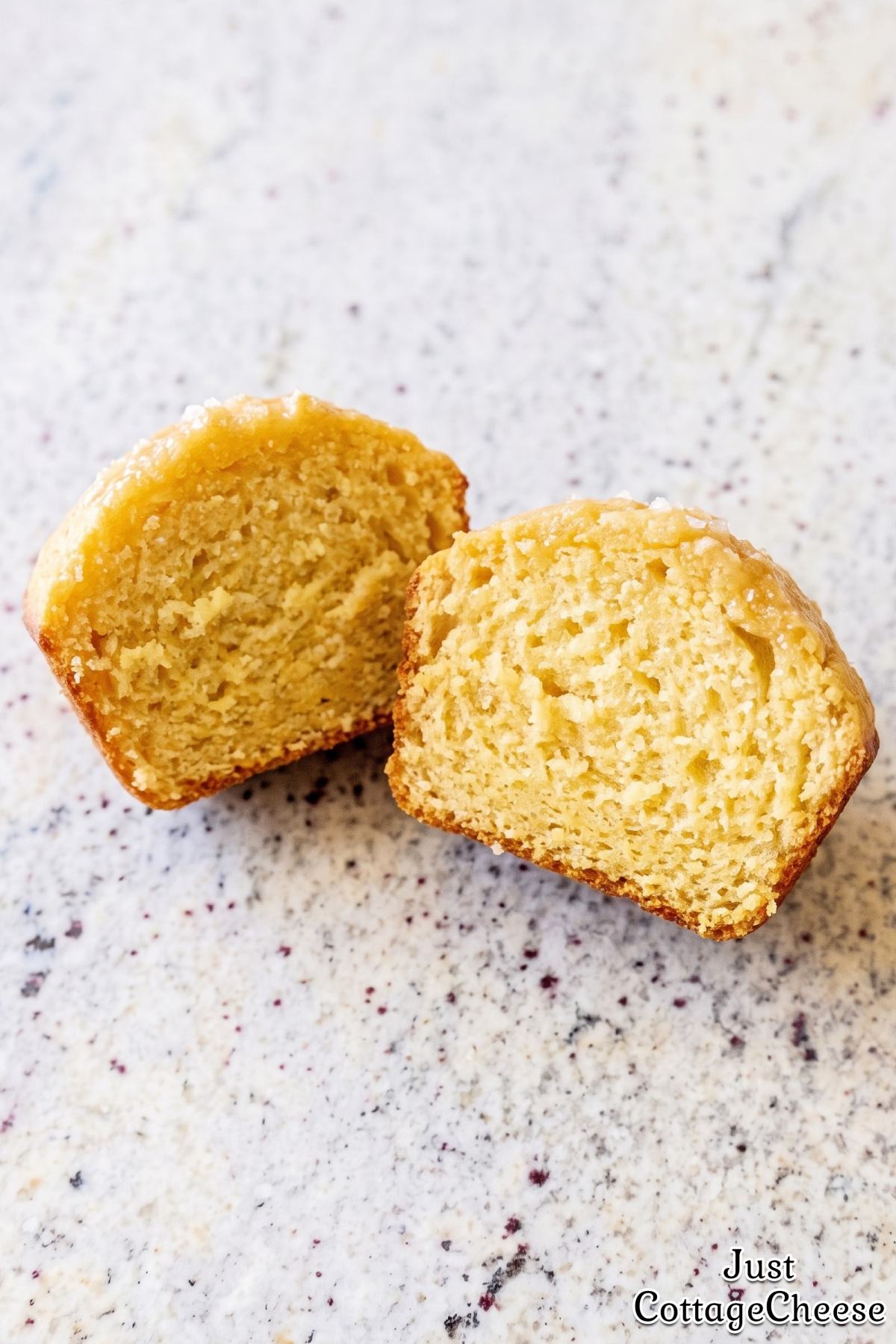 Fluffy cottage cheese honey cornbread