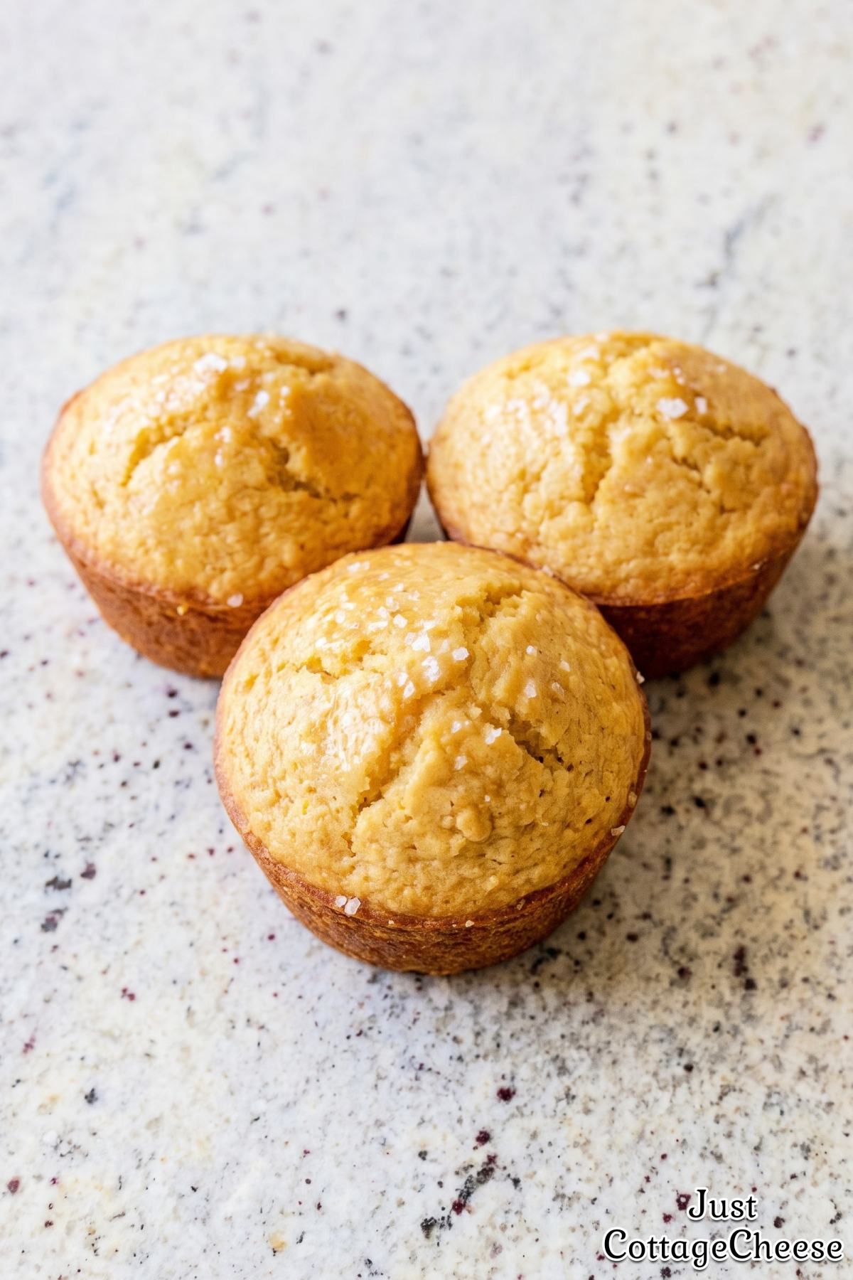 Warm honey butter cornbread muffins