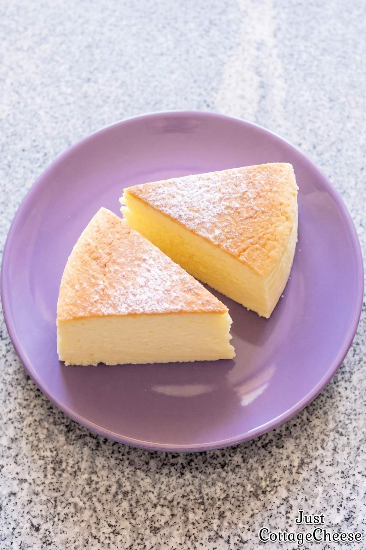Simple cottage cheese cotton cheesecake