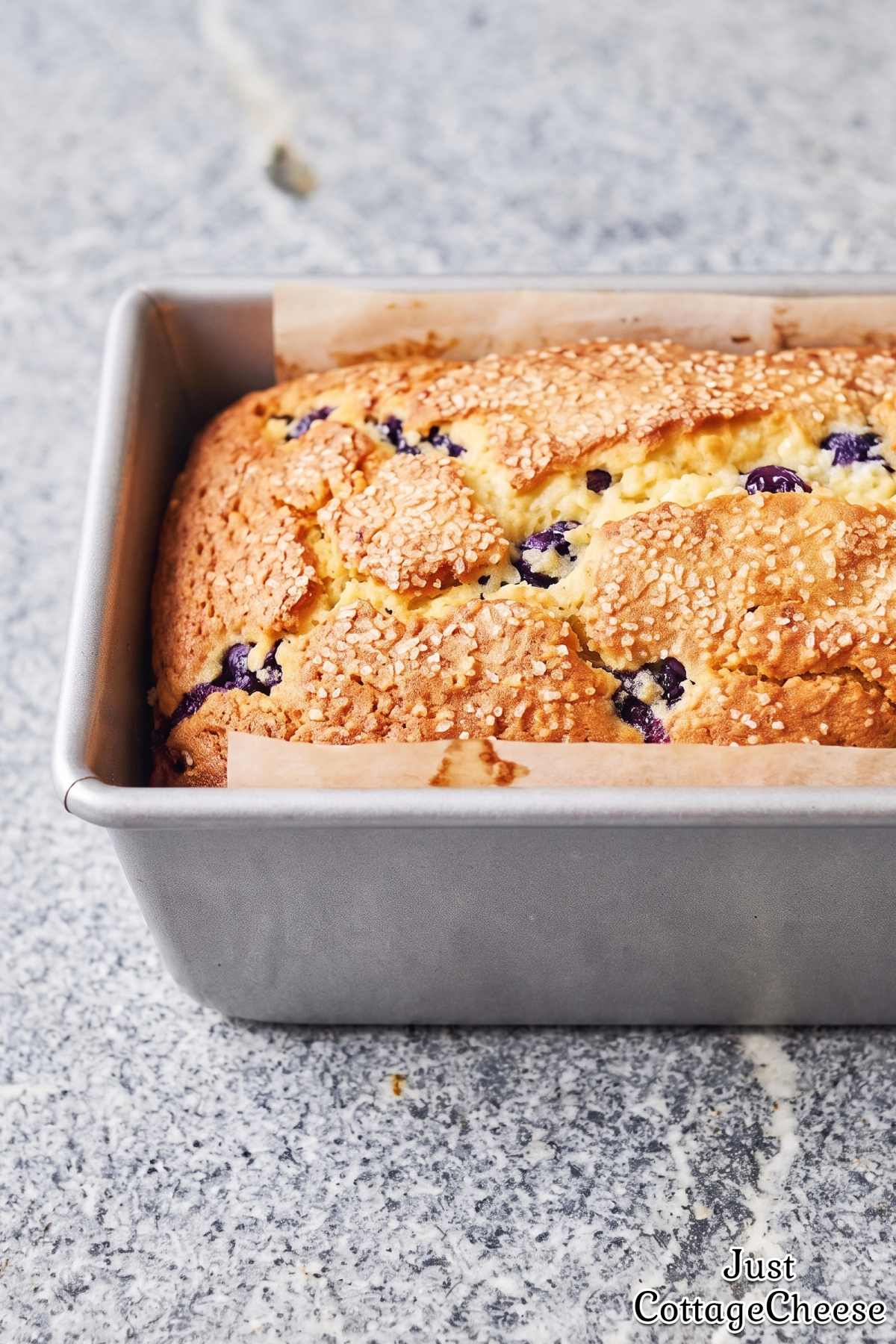 Tender cottage cheese lemon bread