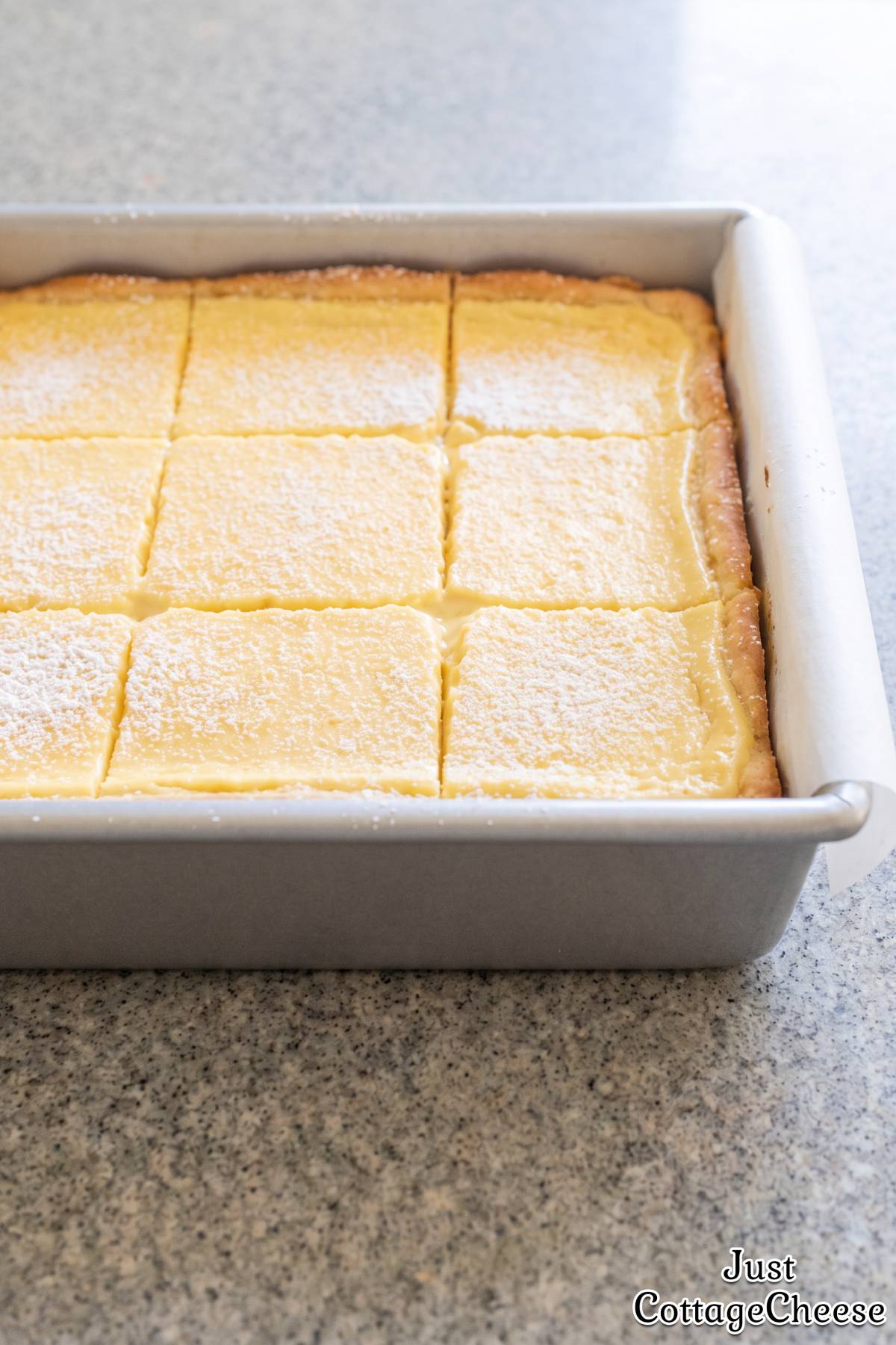 Zesty homemade lemon custard bars