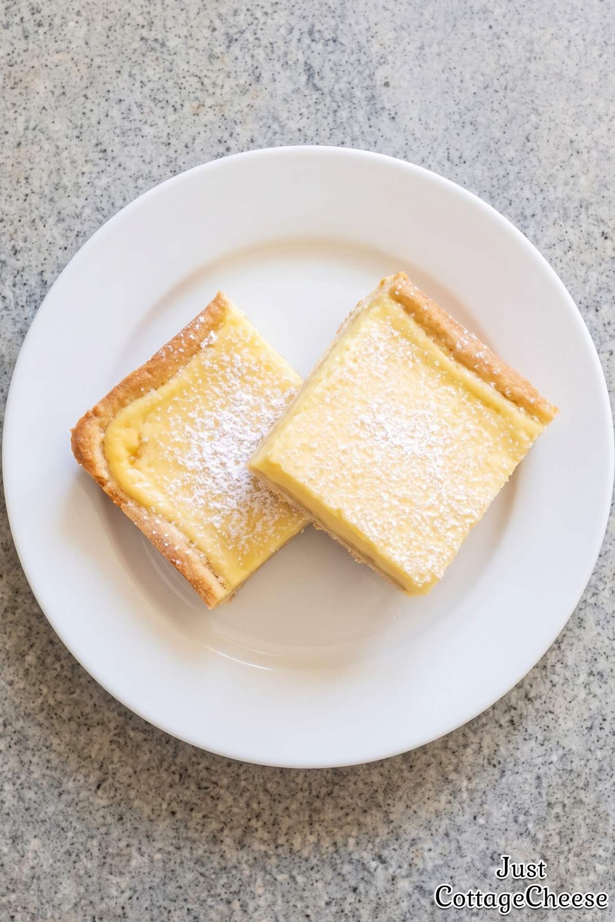 Easy sweet cottage cheese lemon dessert