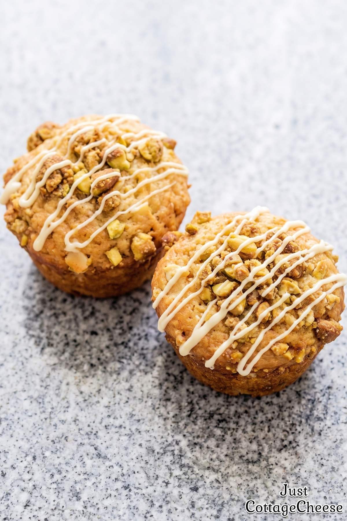 Nutty cottage cheese breakfast muffins