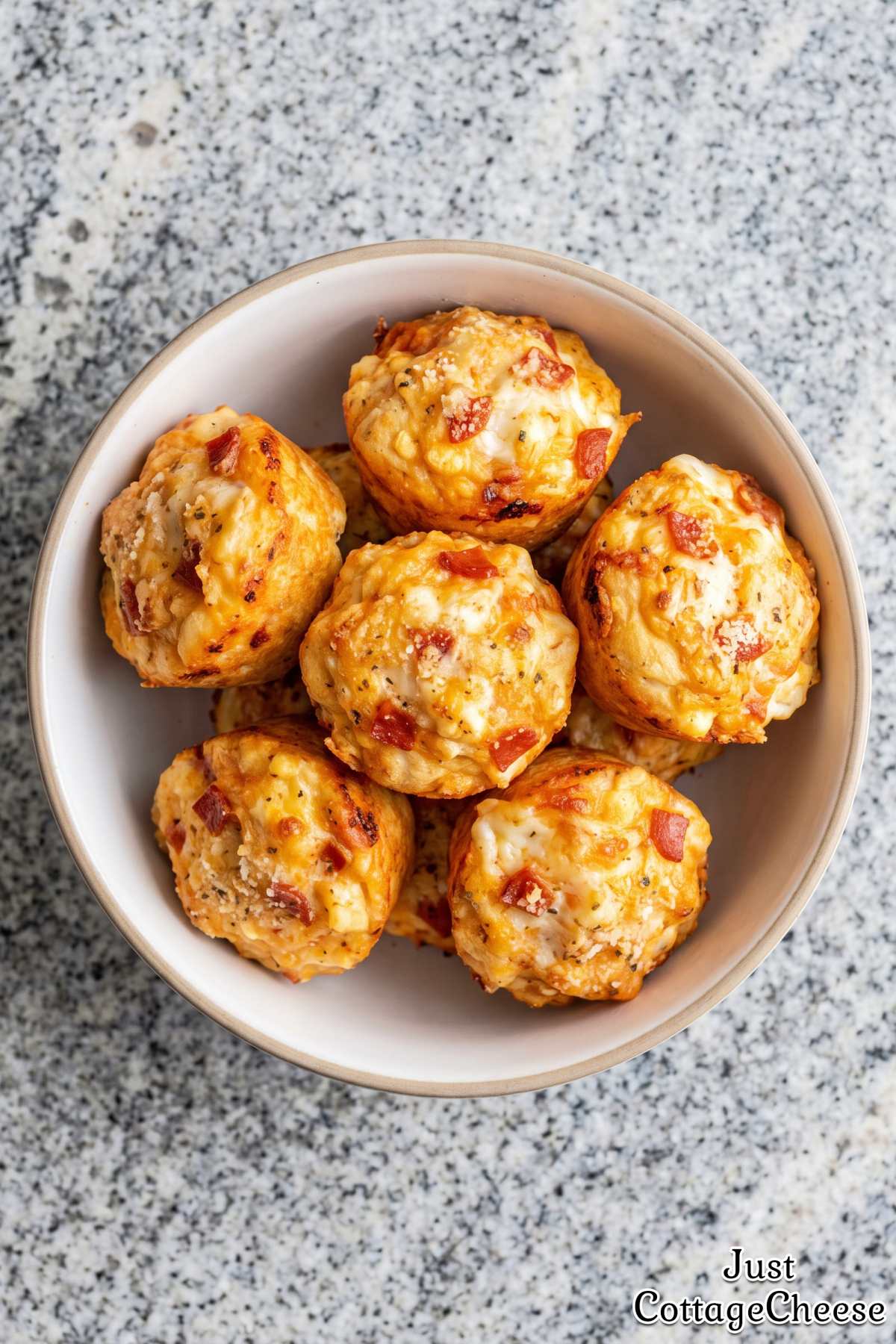 Wholesome pizza protein snack bites