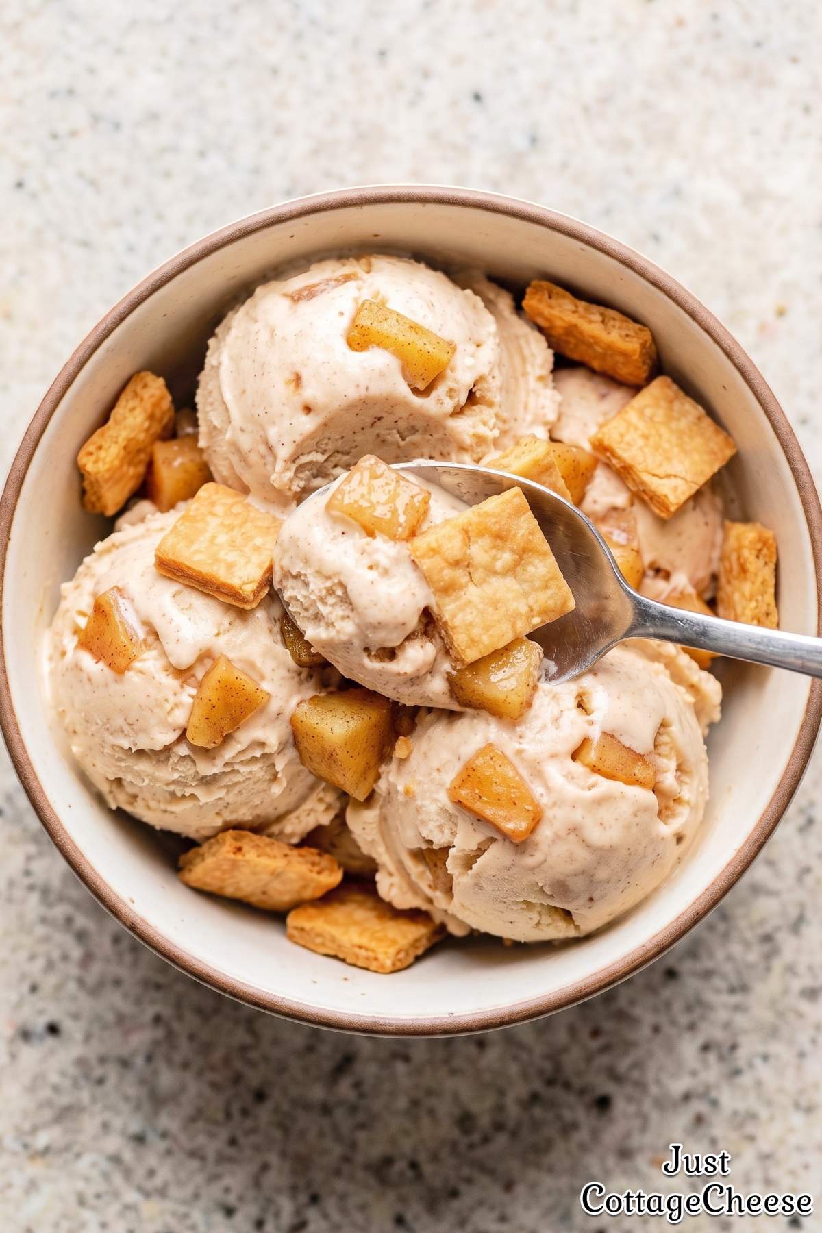 Easy cottage cheese protein ice cream