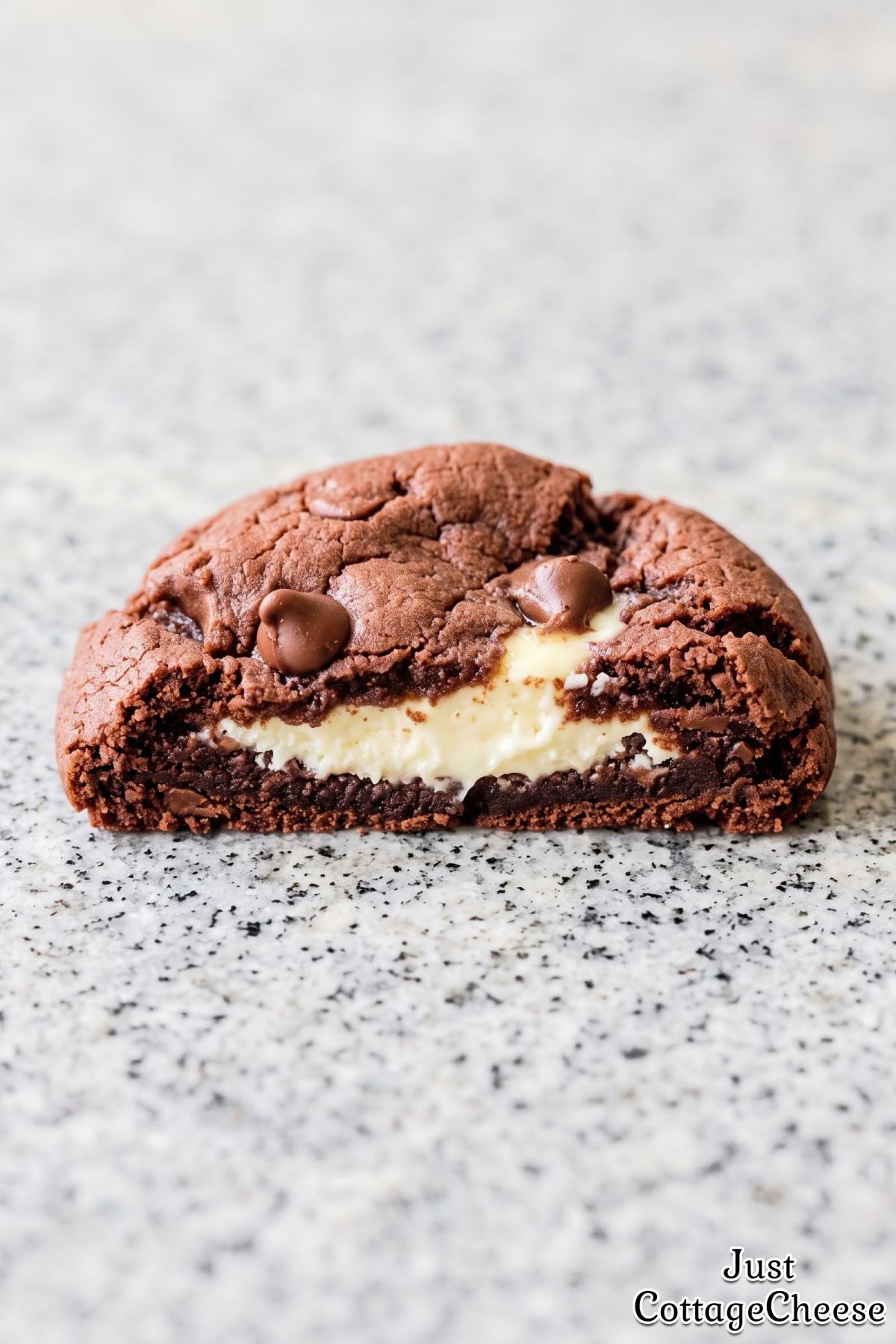 Fudgy protein cheesecake stuffed cookies