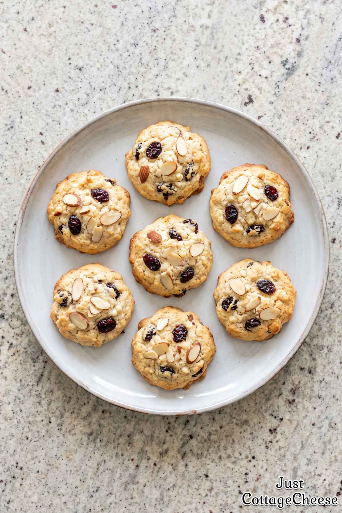 Protein-packed cherry almond cookies