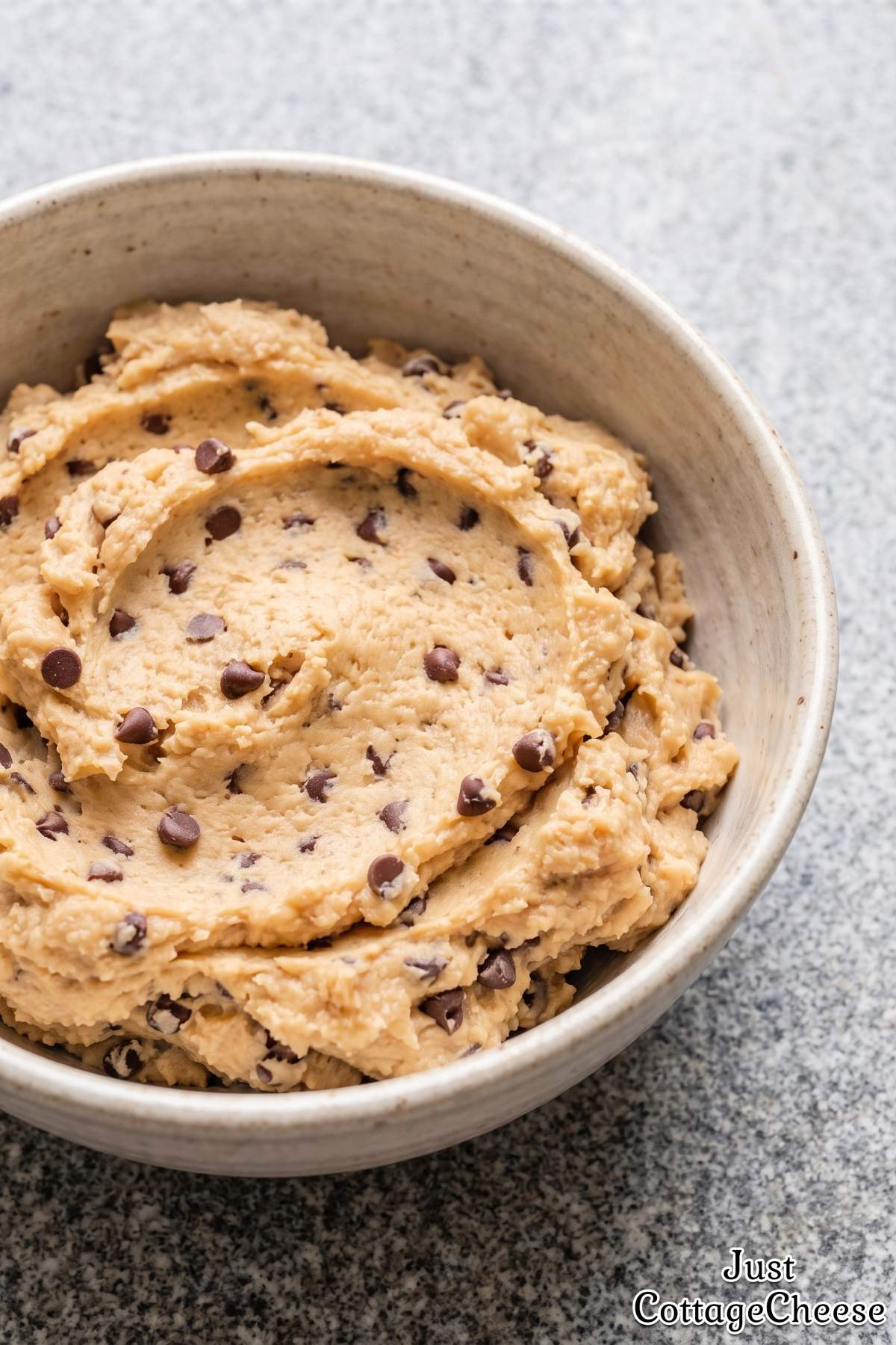 Healthy chocolate chip cookie dough