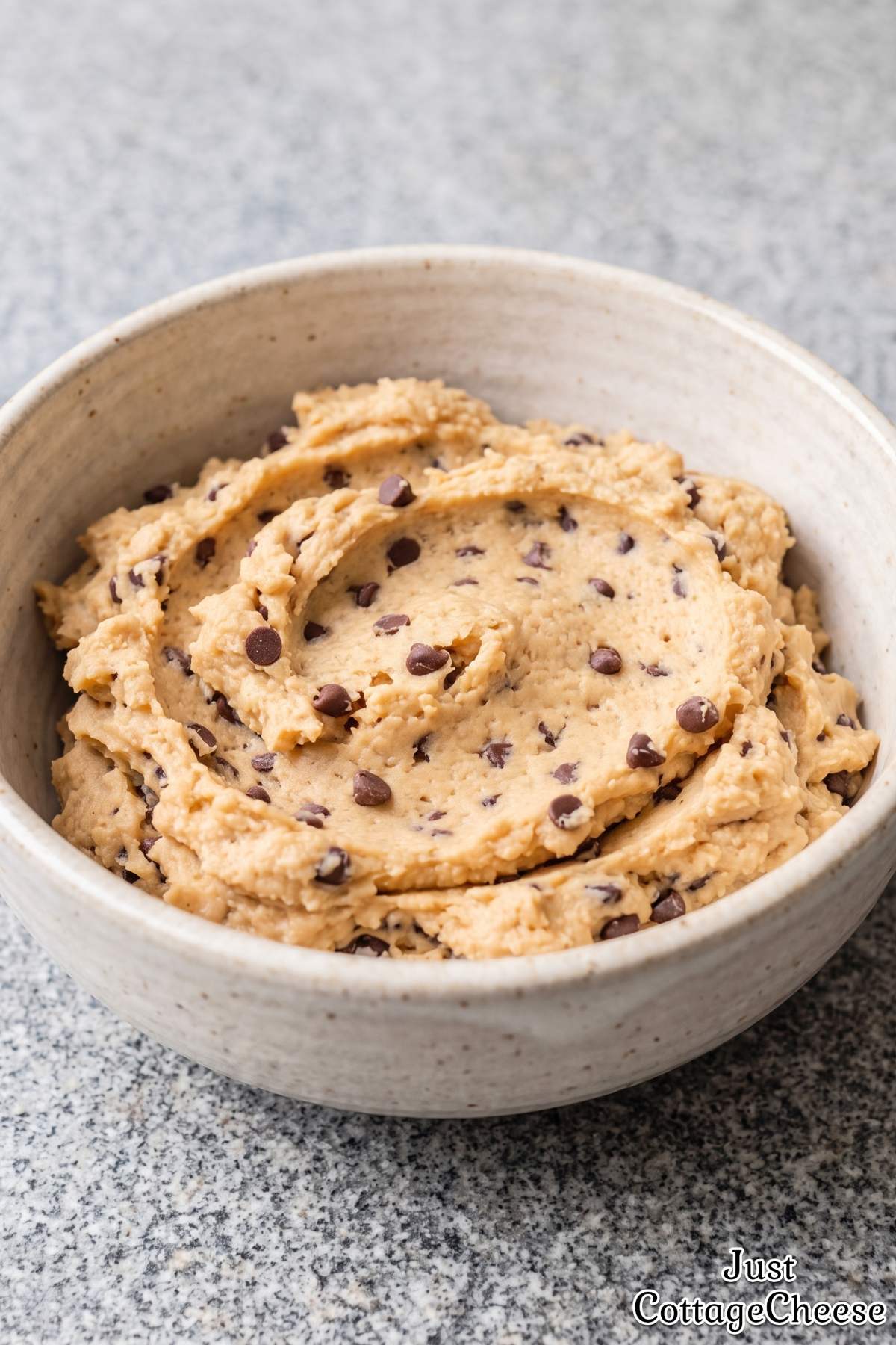 Creamy high protein cookie dough