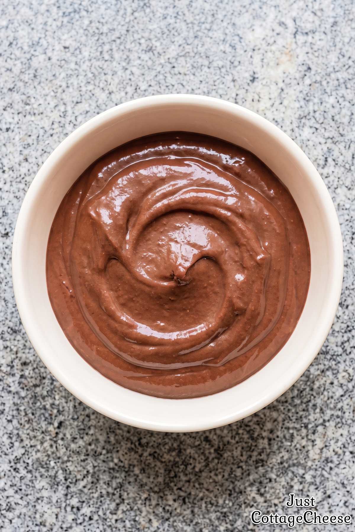 Decadent cottage cheese chocolate mousse