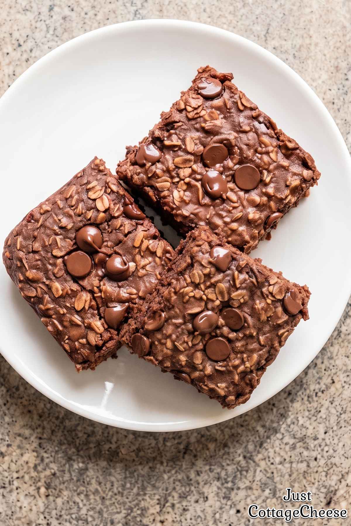 Warm peanut butter protein baked oats