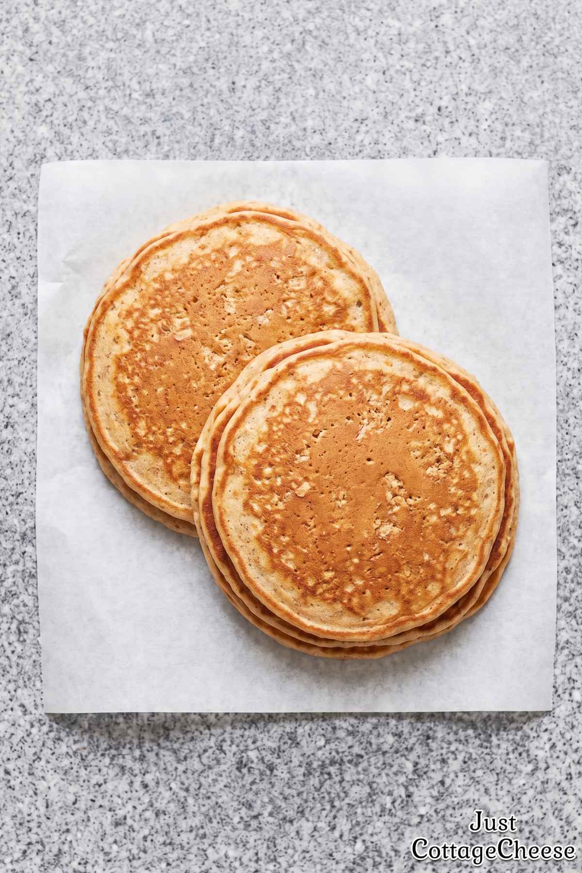 Cottage cheese protein pancakes