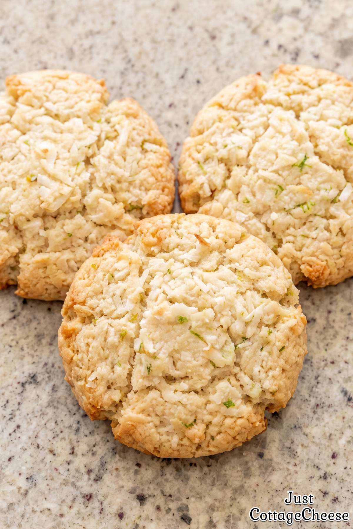 Easy cottage cheese lime cookies