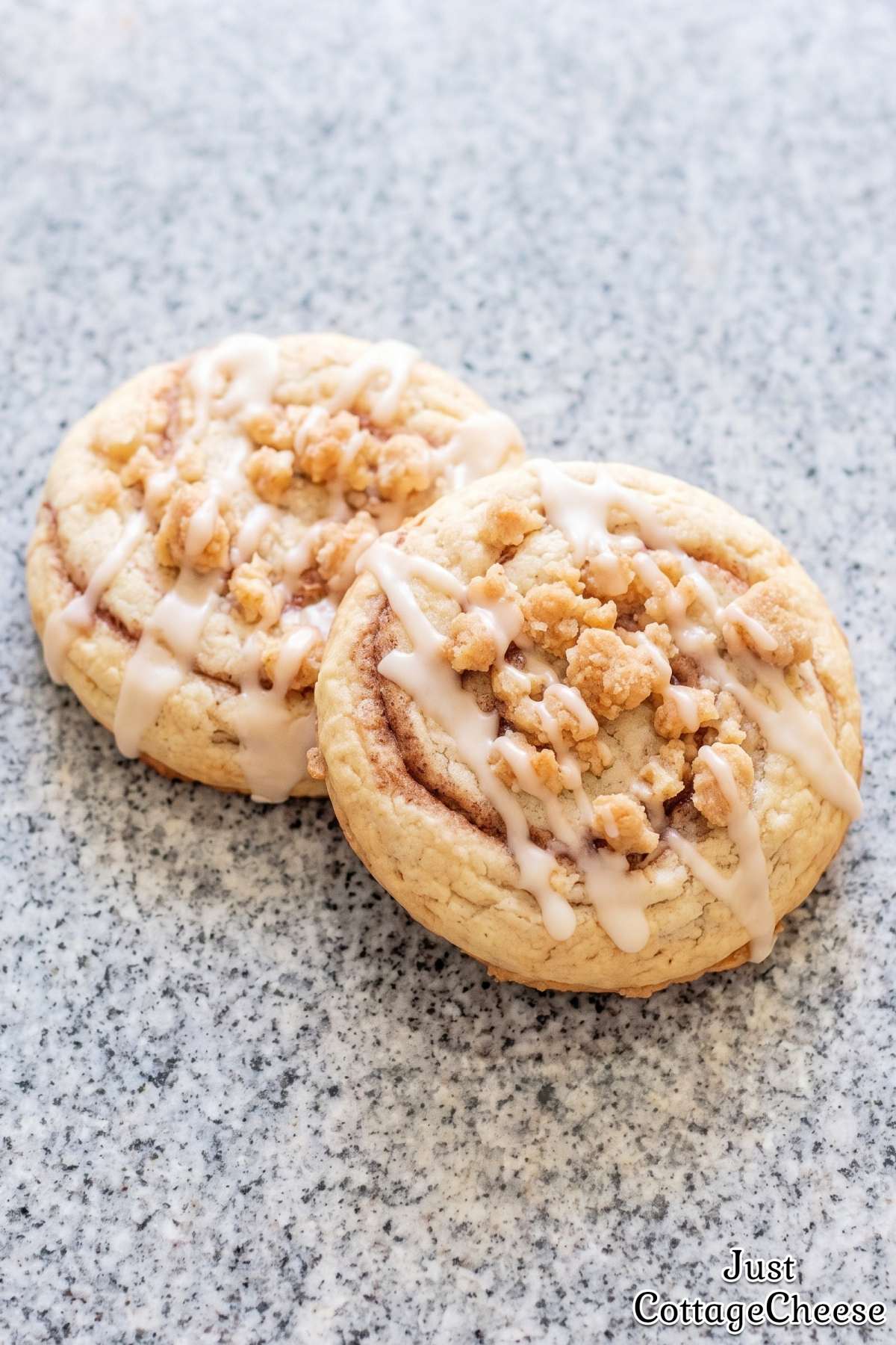 Tender cottage cheese coffee cake cookie