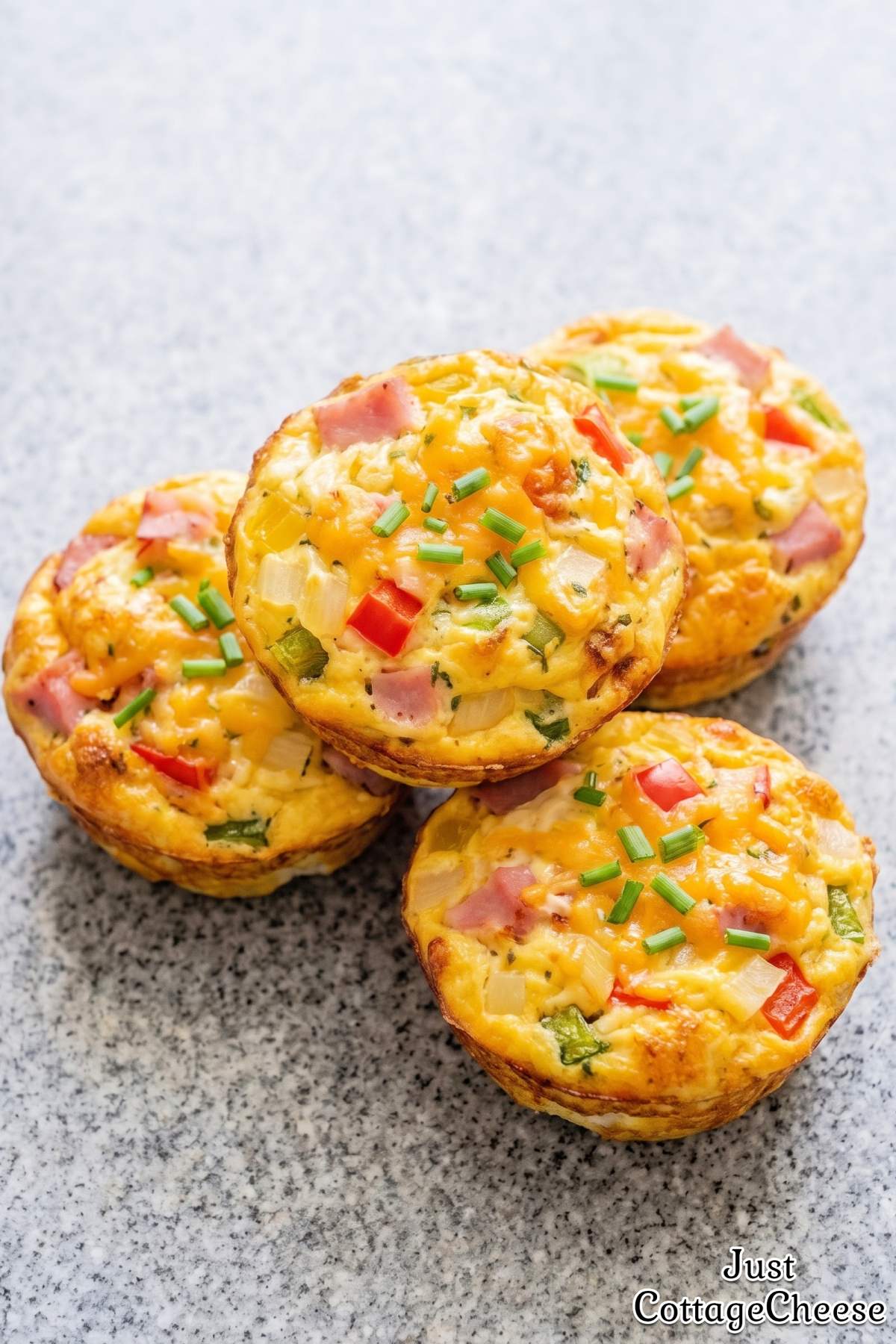Easy high protein Denver egg muffins