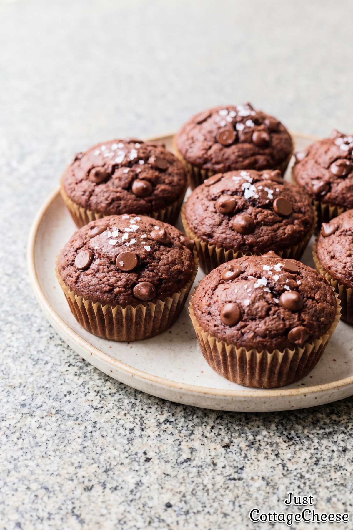 Easy cottage cheese protein muffins