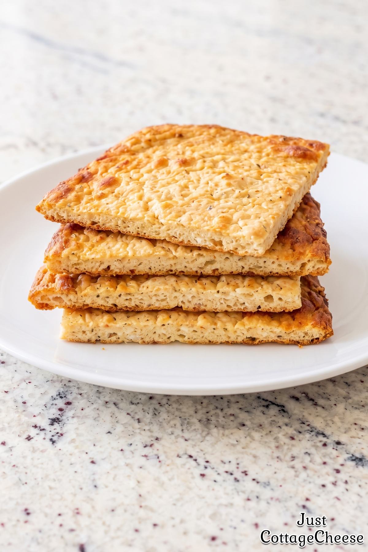 Simple cottage cheese flatbread