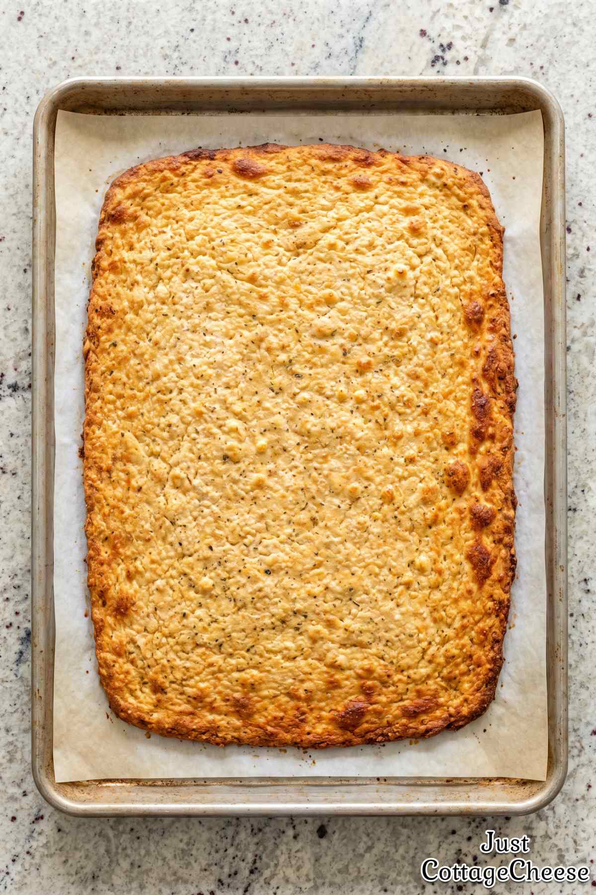 Fluffy high protein flatbread