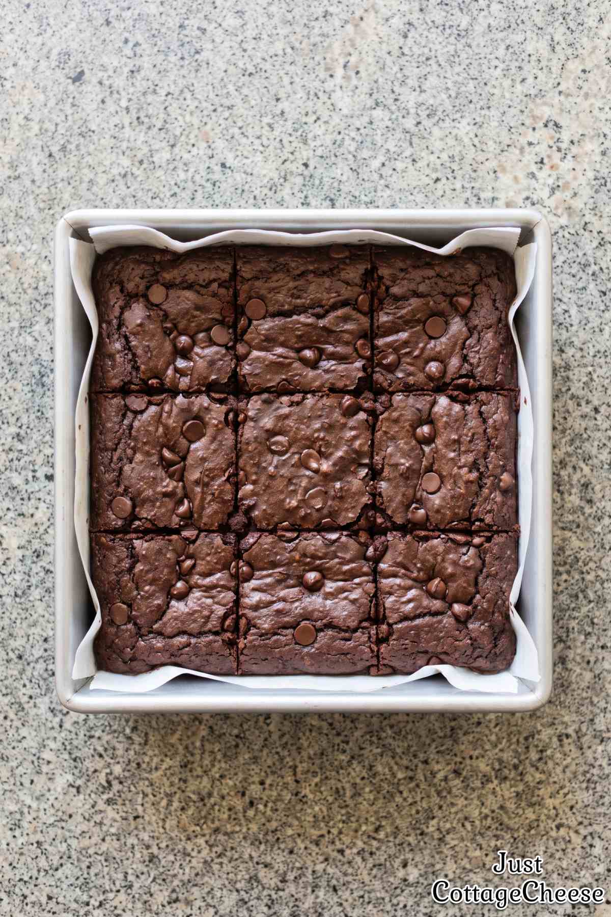 Decadent fudgy protein brownies