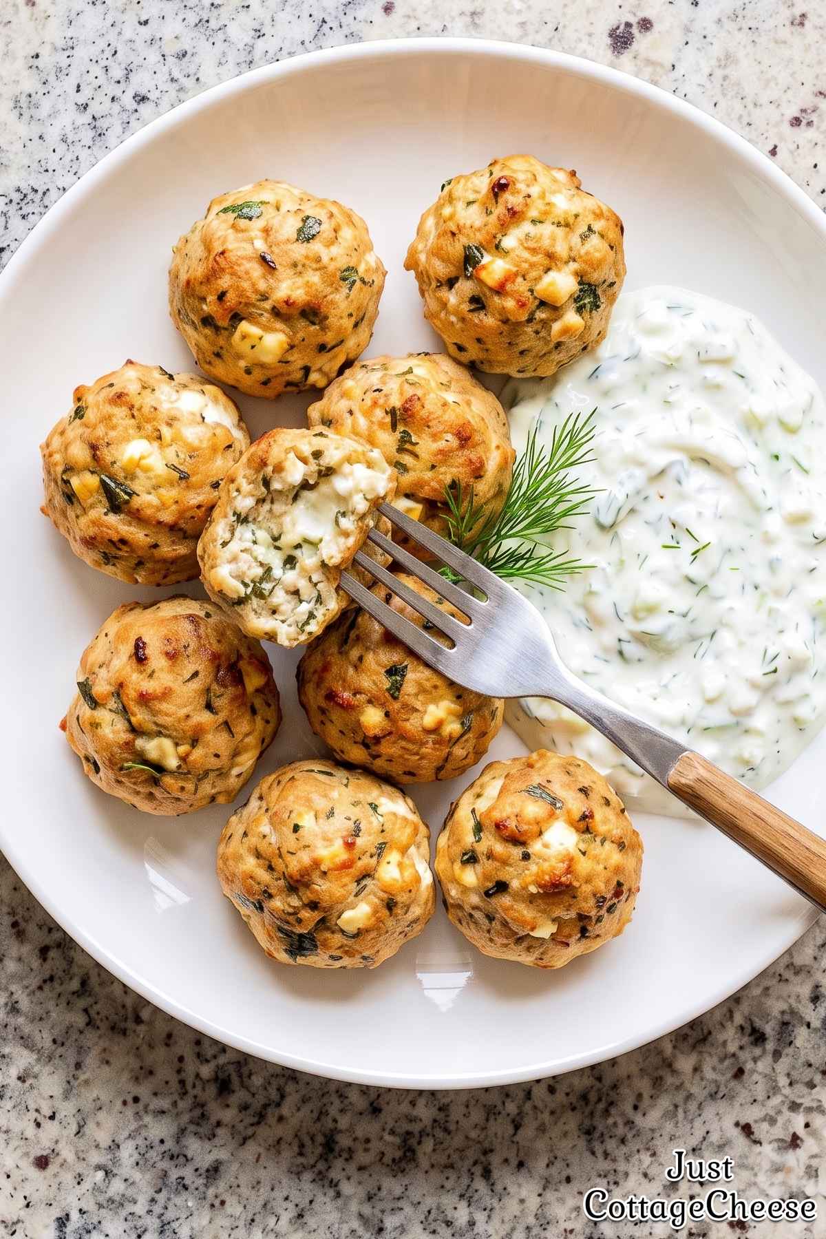 Wholesome protein Greek chicken meatballs