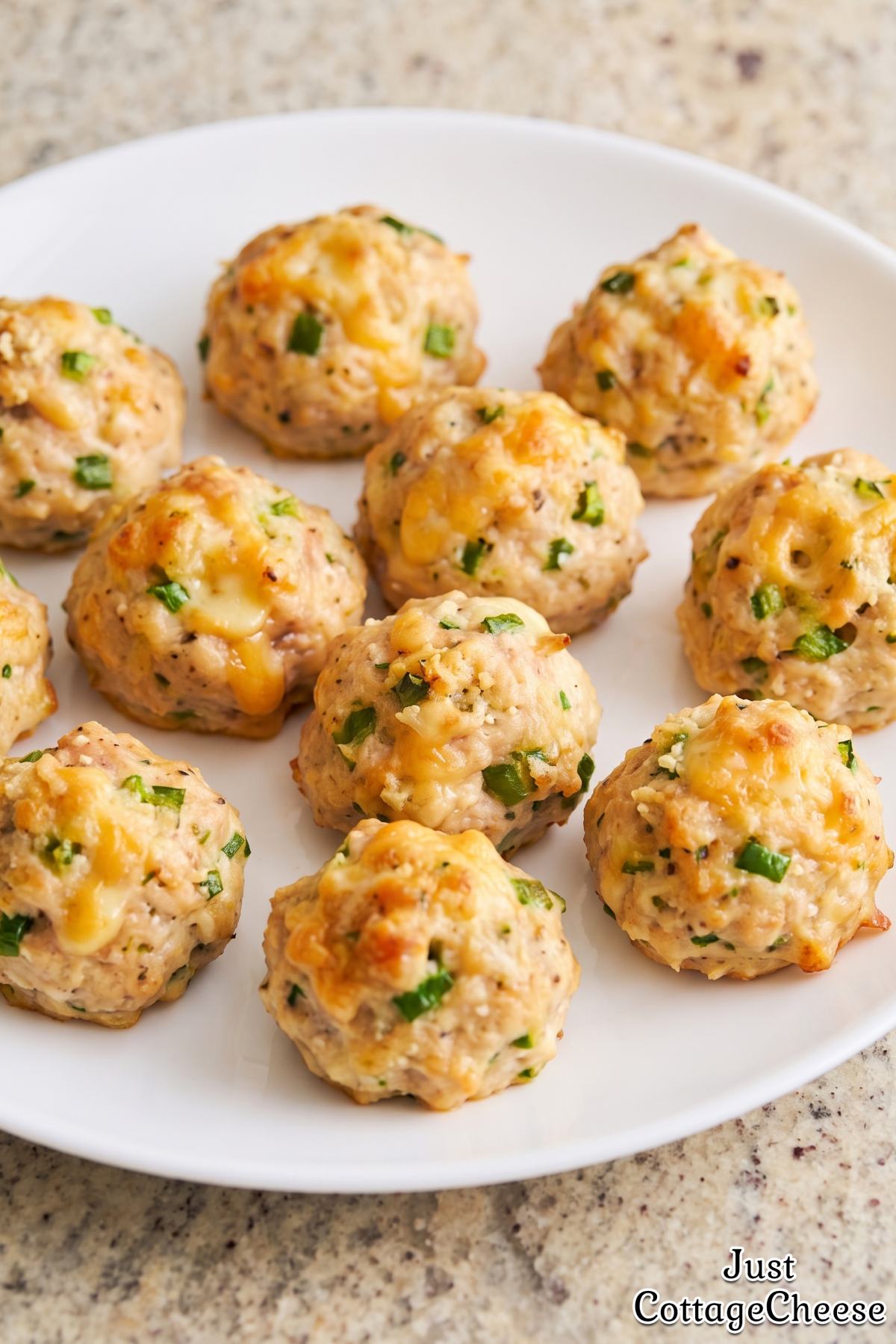 Easy cottage cheese jalapeno meatballs