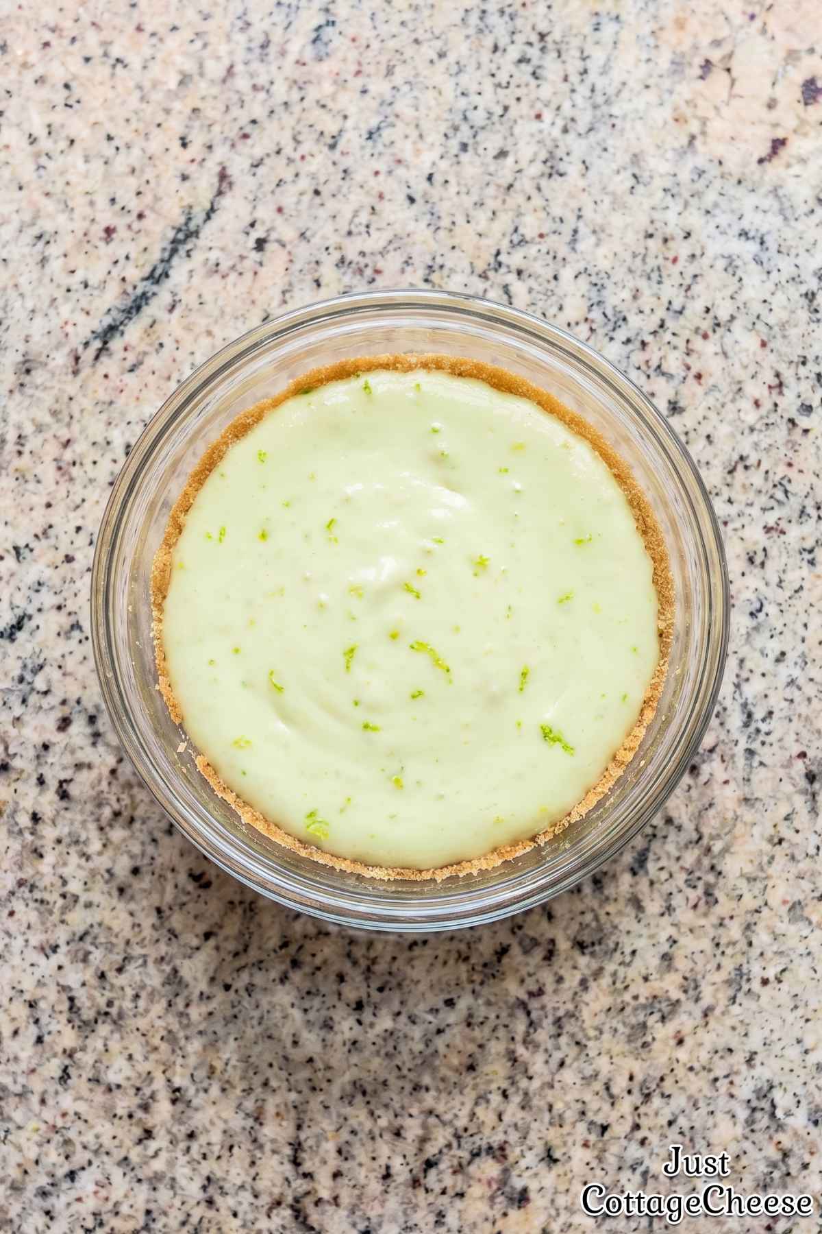 Cottage cheese key lime dessert cups