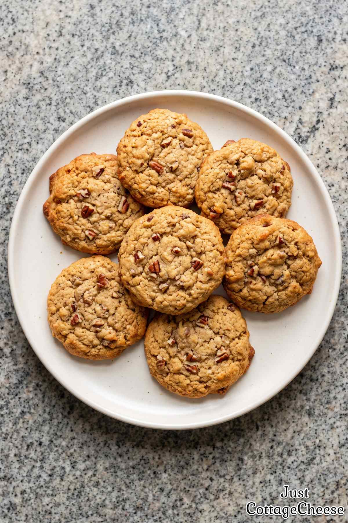 Golden maple pecan protein cookies