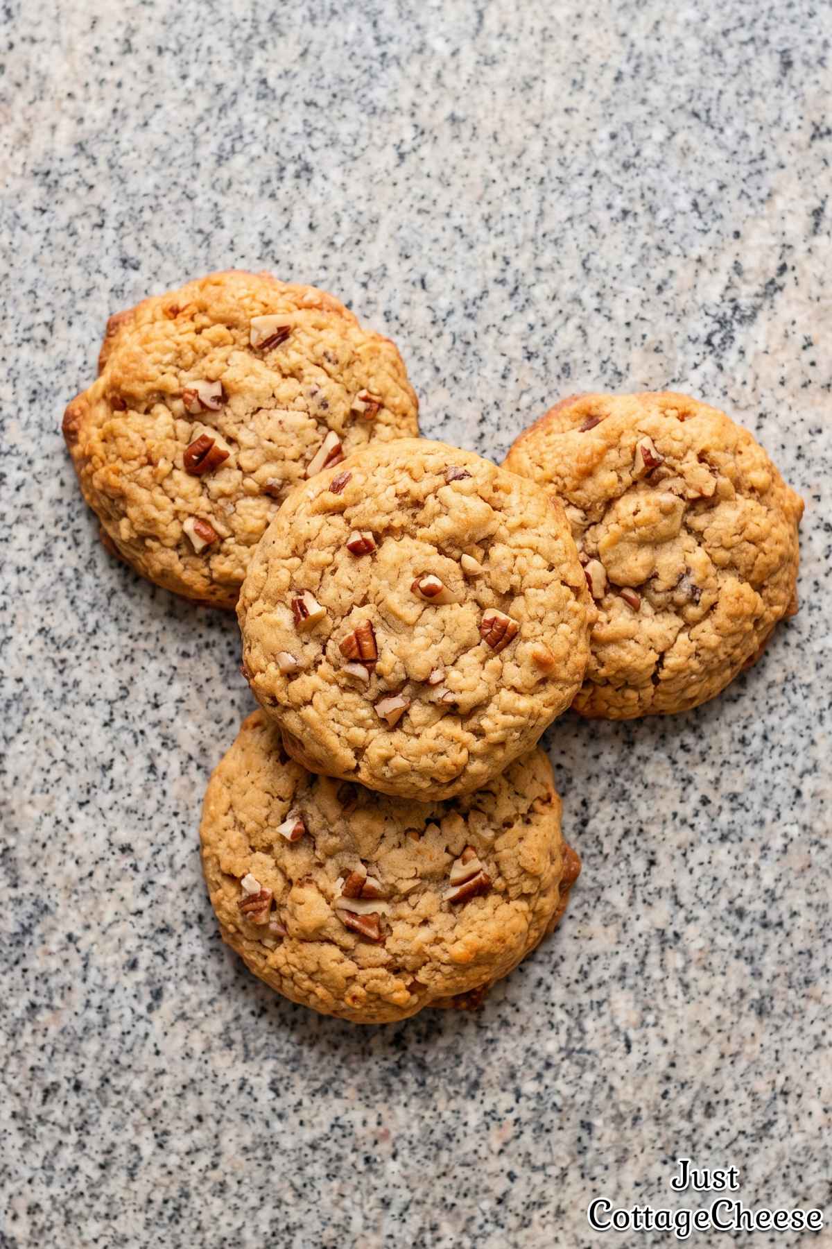 Nutty maple pecan protein cookies