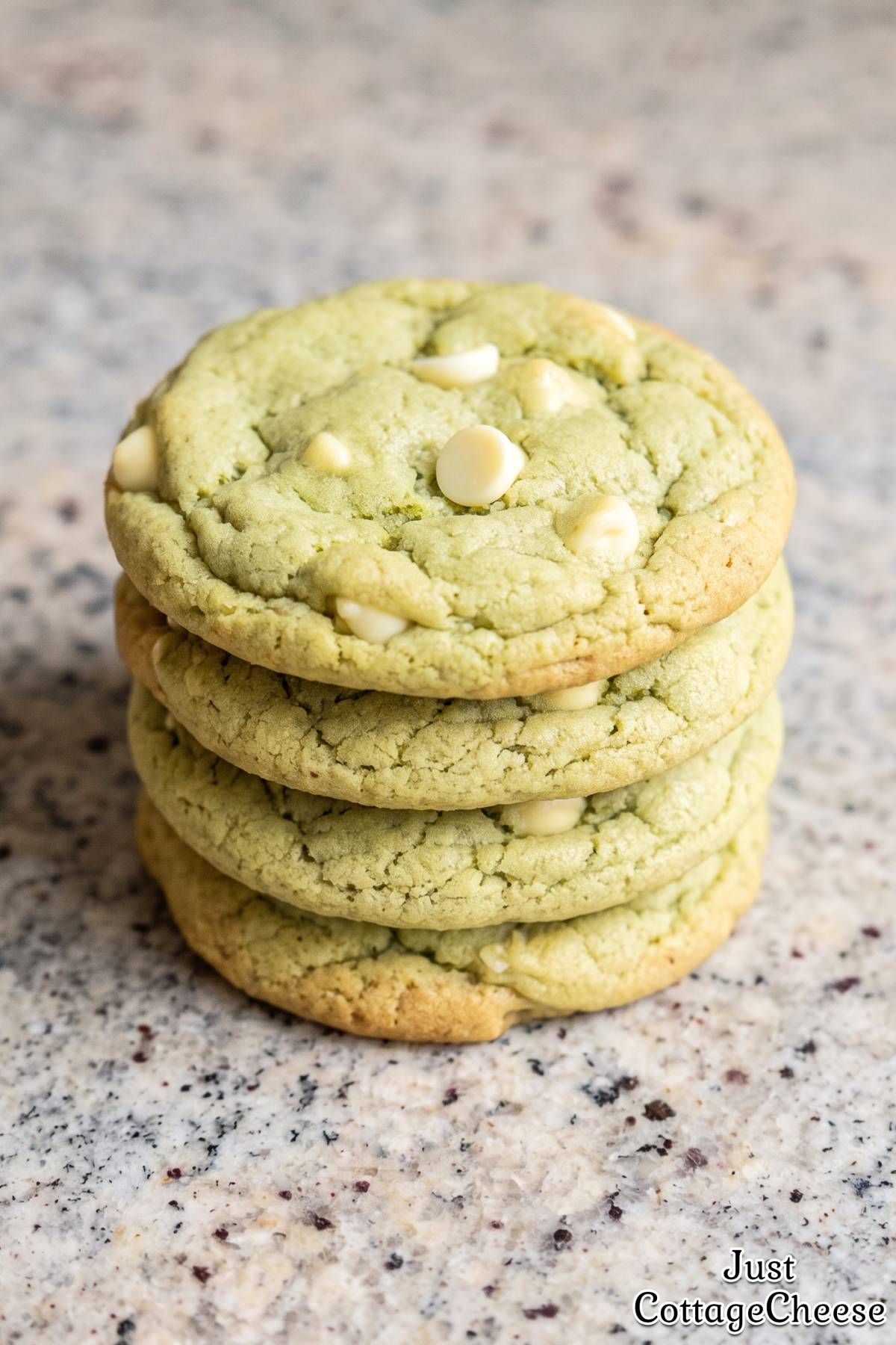 Wholesome matcha protein cookies