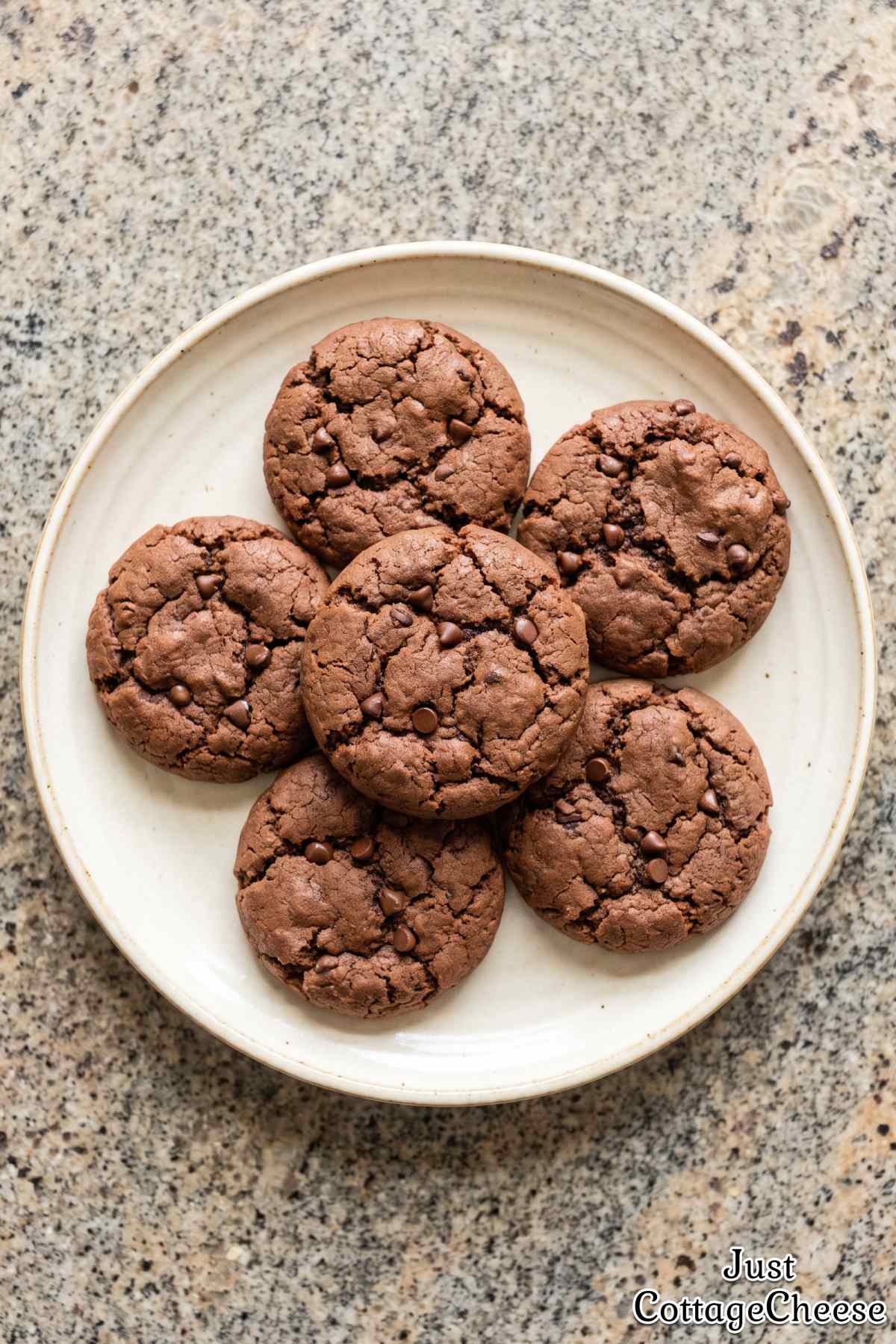 Homemade mocha protein cookies