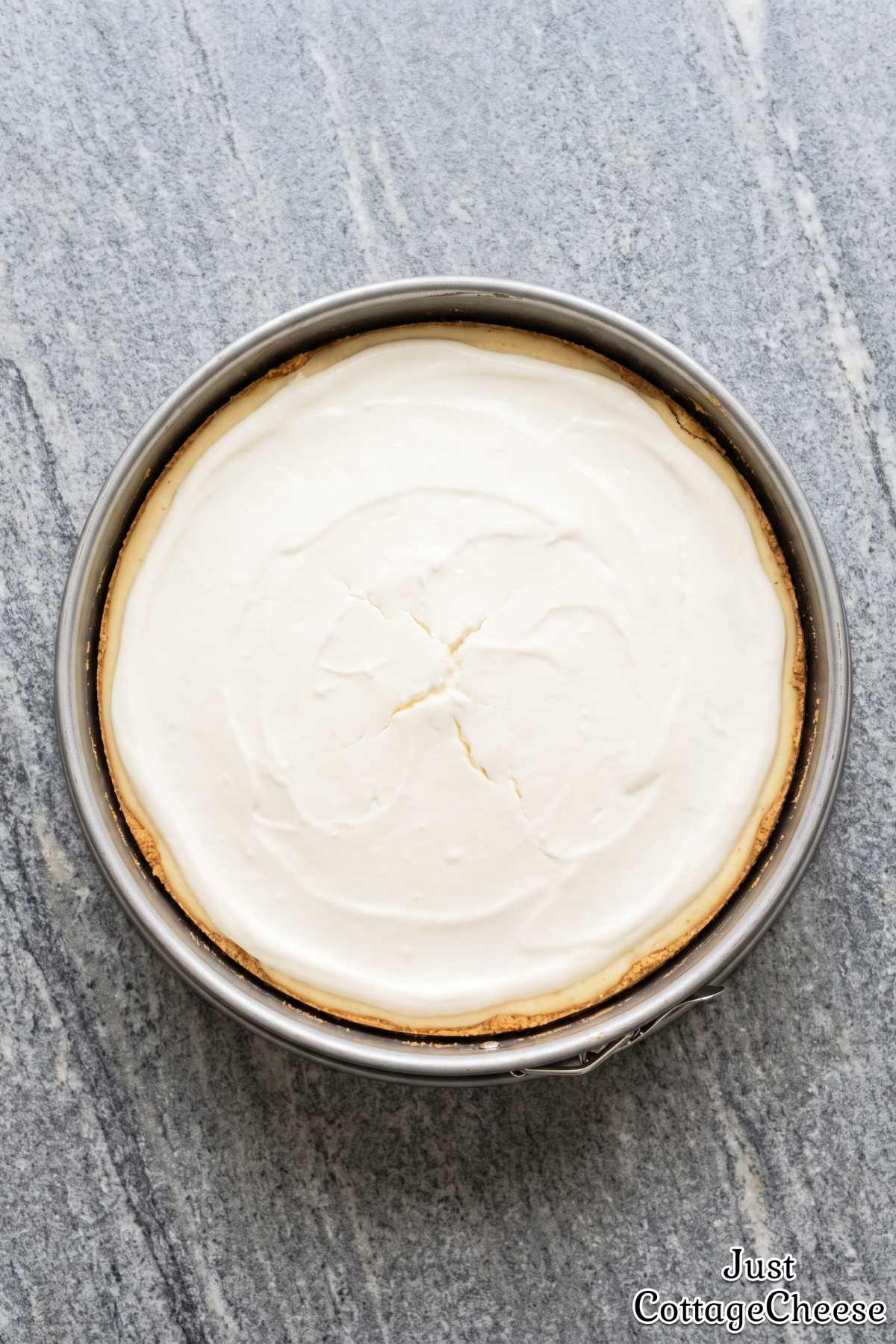 Classic New York protein cheesecake on a plate