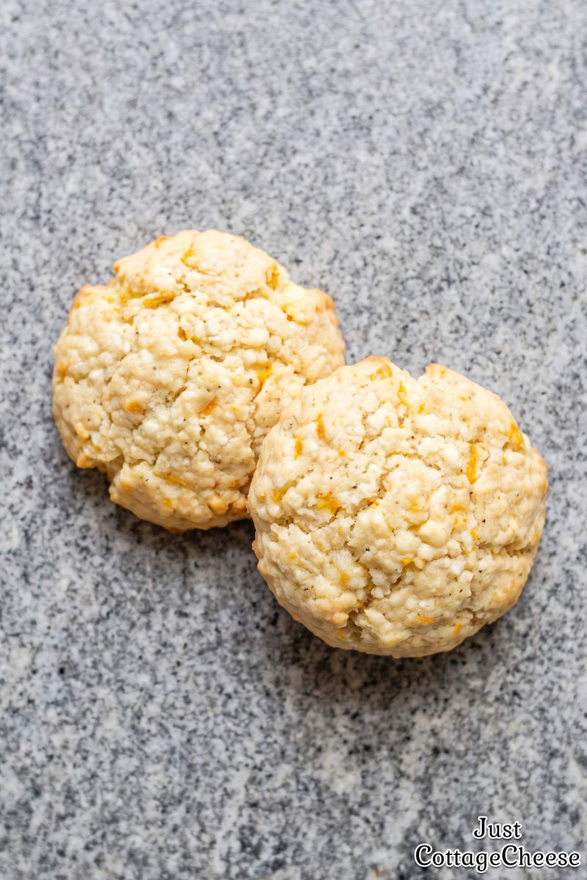Cottage cheese protein orange cardamom cookies