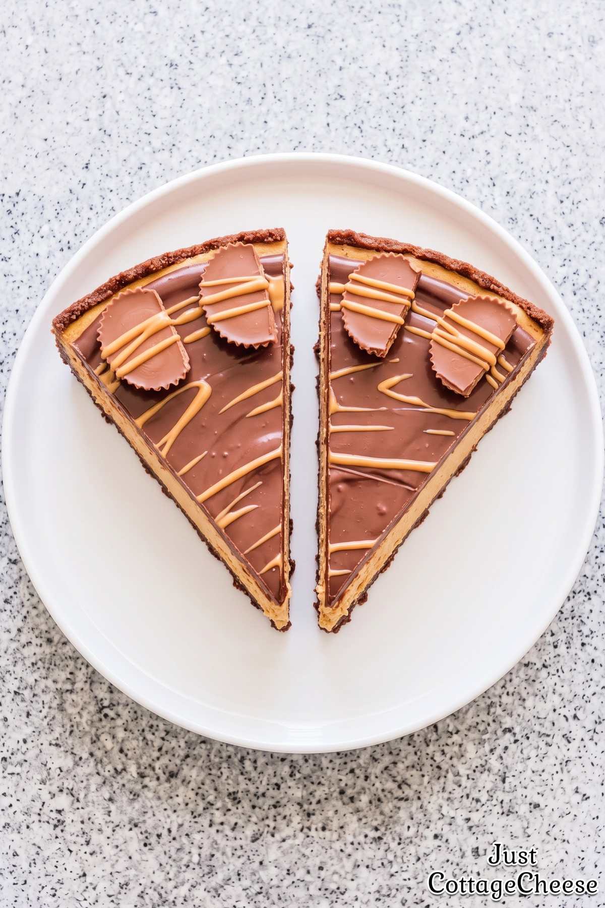 Creamy cottage cheese protein cheesecake