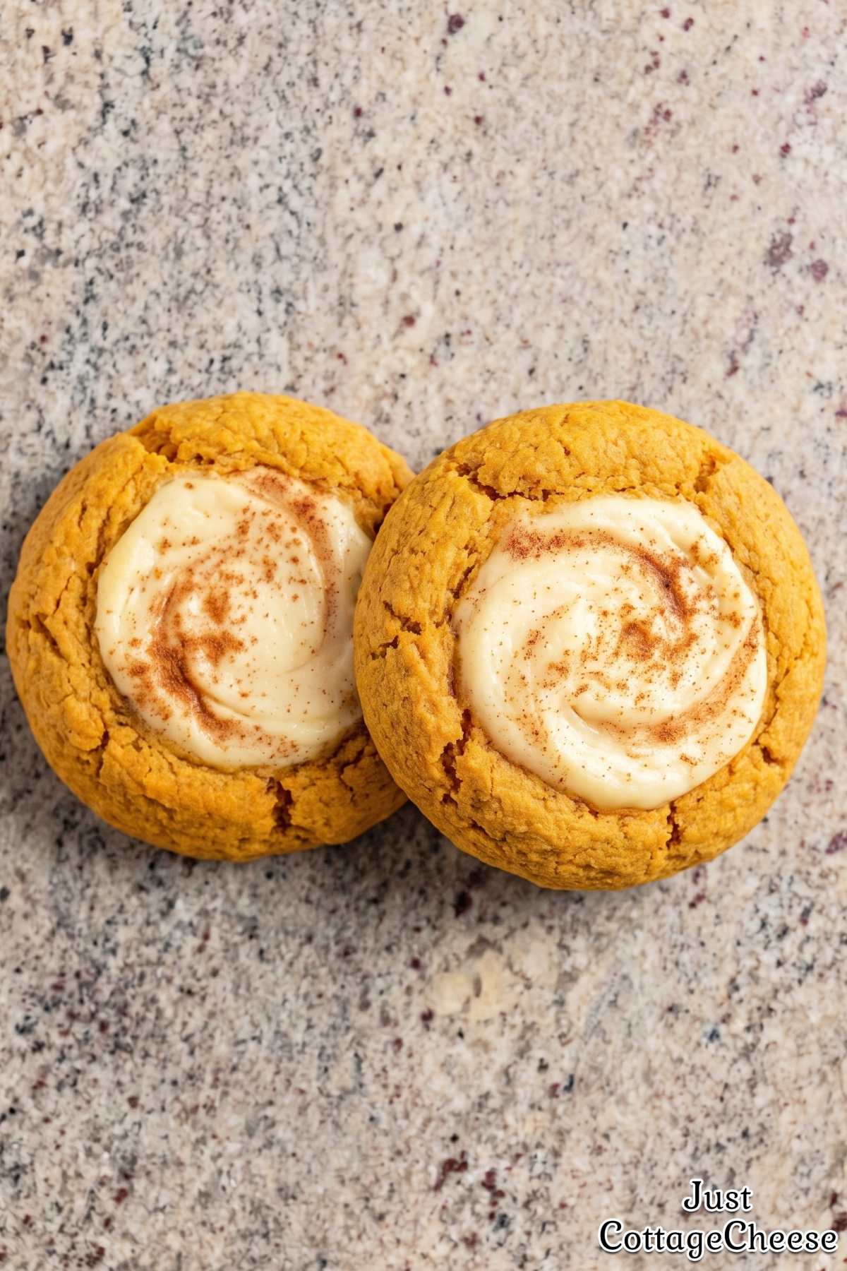 Fresh cottage cheese protein pumpkin cookies