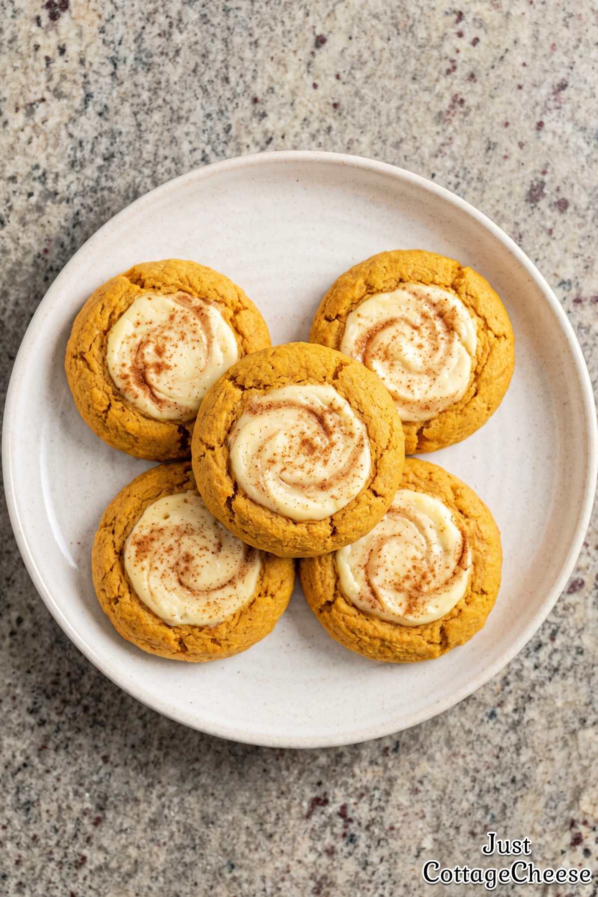 Protein pumpkin cheesecake cookies