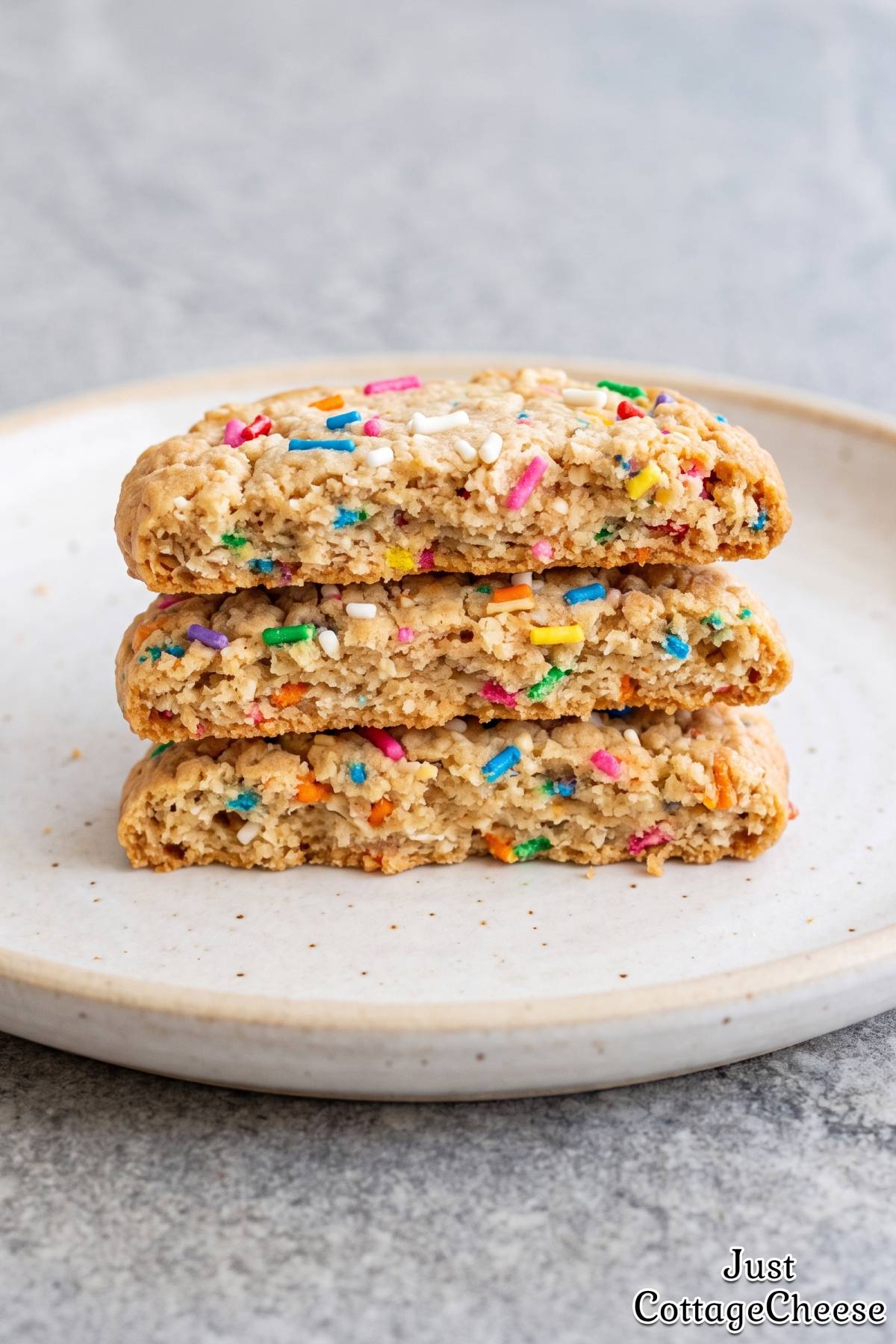 Soft cottage cheese vanilla cookies