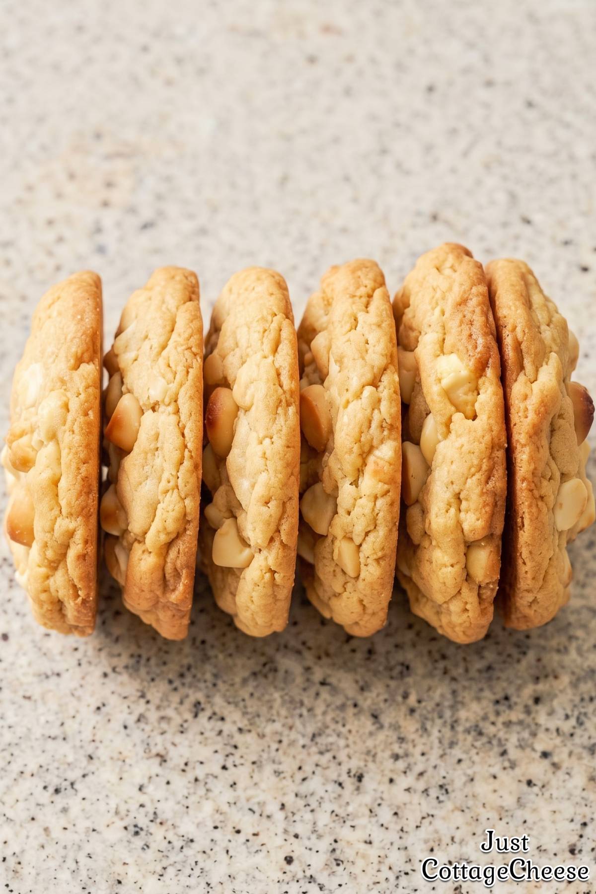 Chewy cottage cheese protein cookies