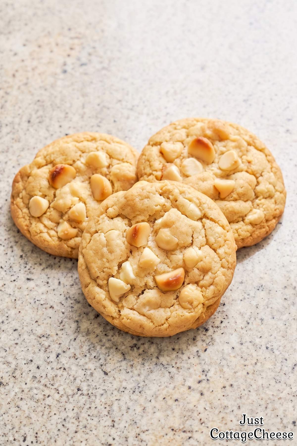 Soft protein macadamia nut cookies