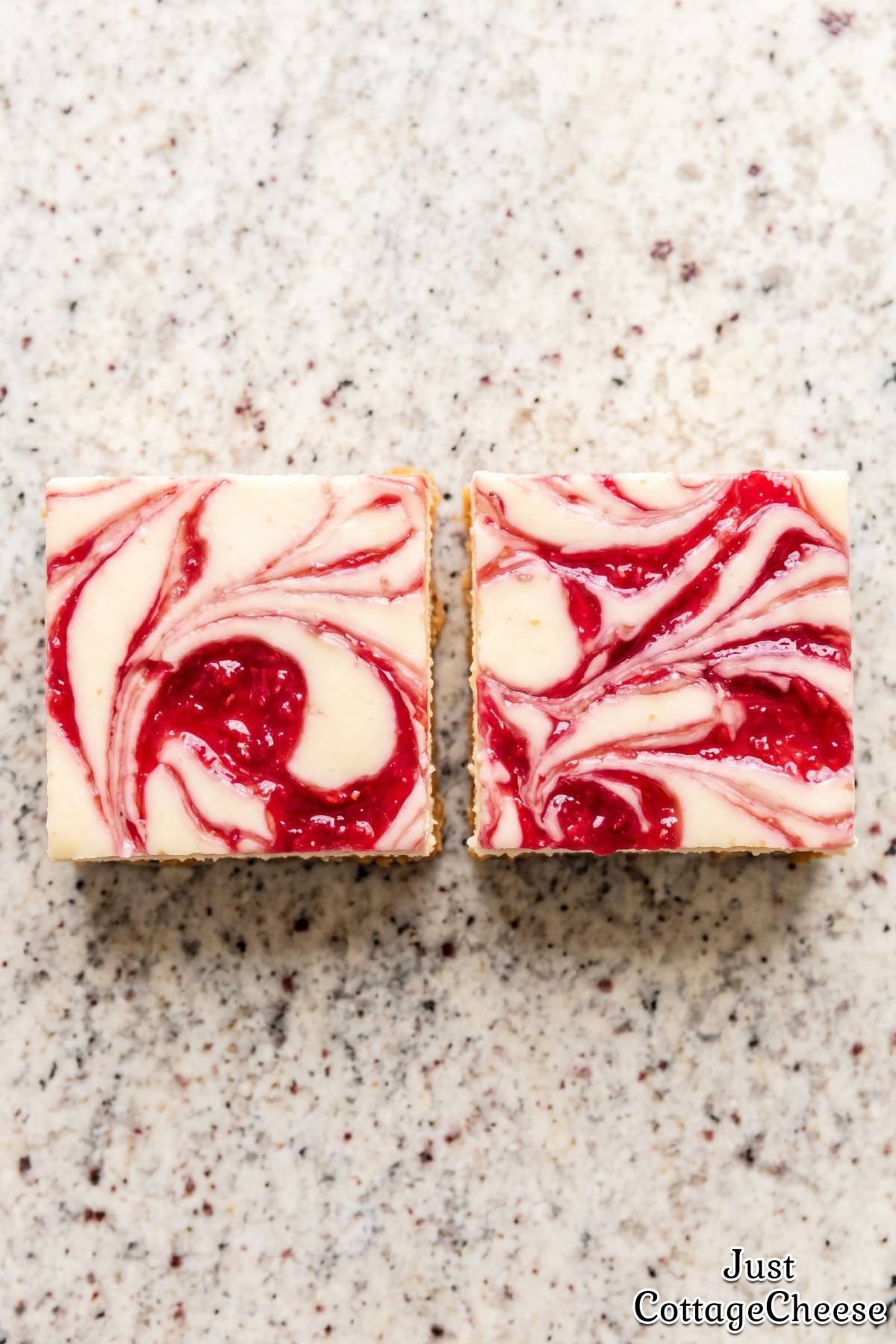 Easy cottage cheese raspberry cheesecake bites