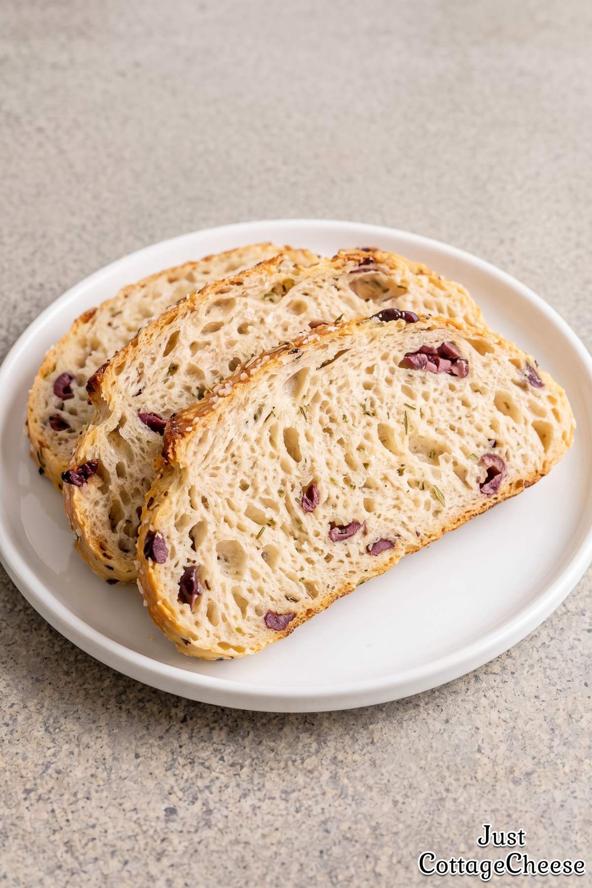 Aromatic rosemary olive bread loaf