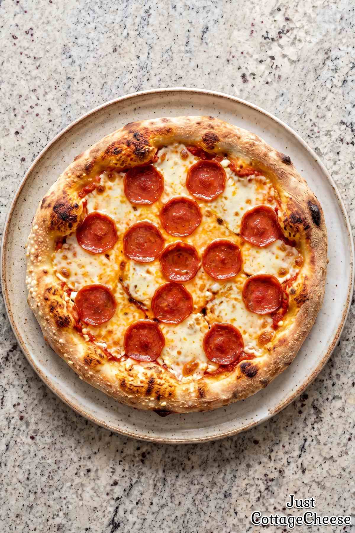 Tasty sourdough cottage cheese crust