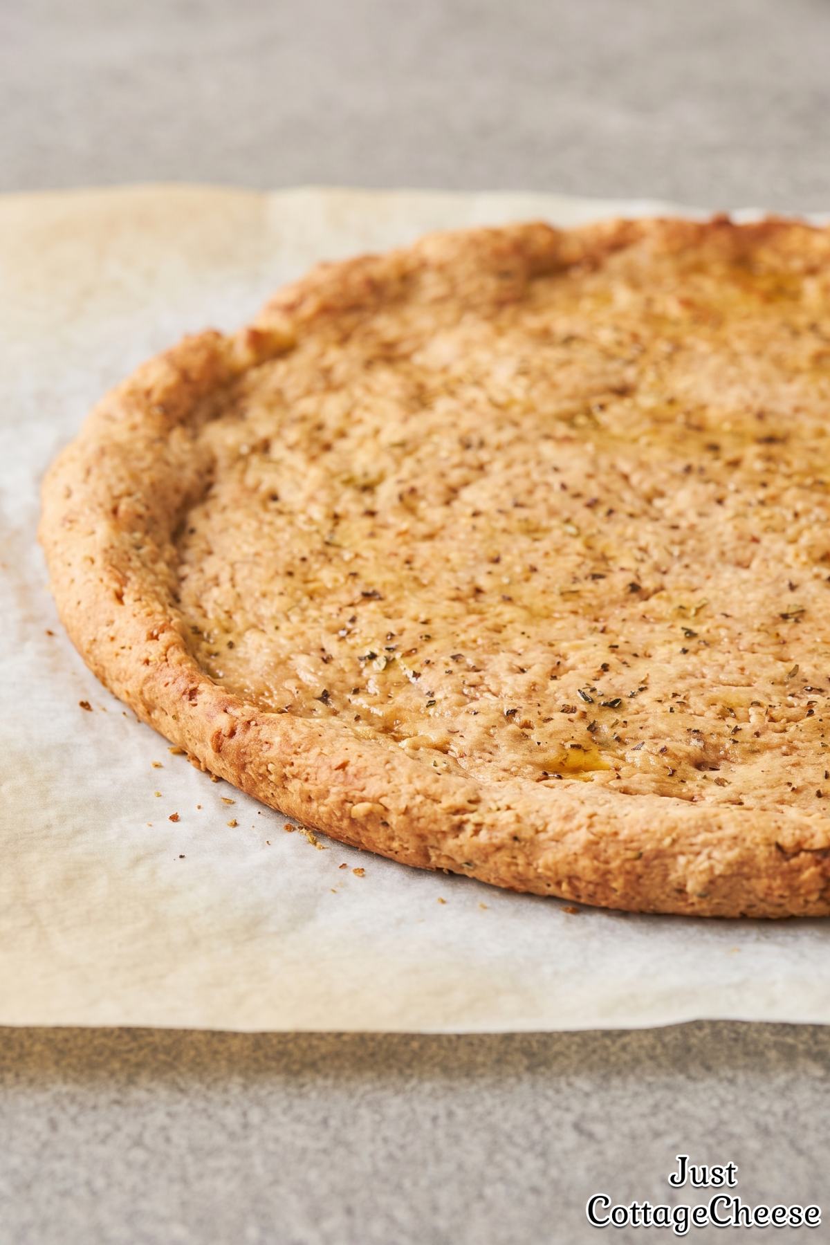 Simple spelt flour pizza crust