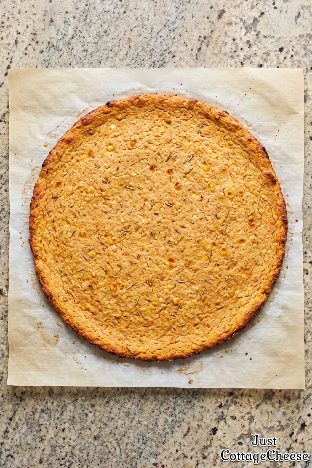 Cottage cheese sweet potato pizza crust