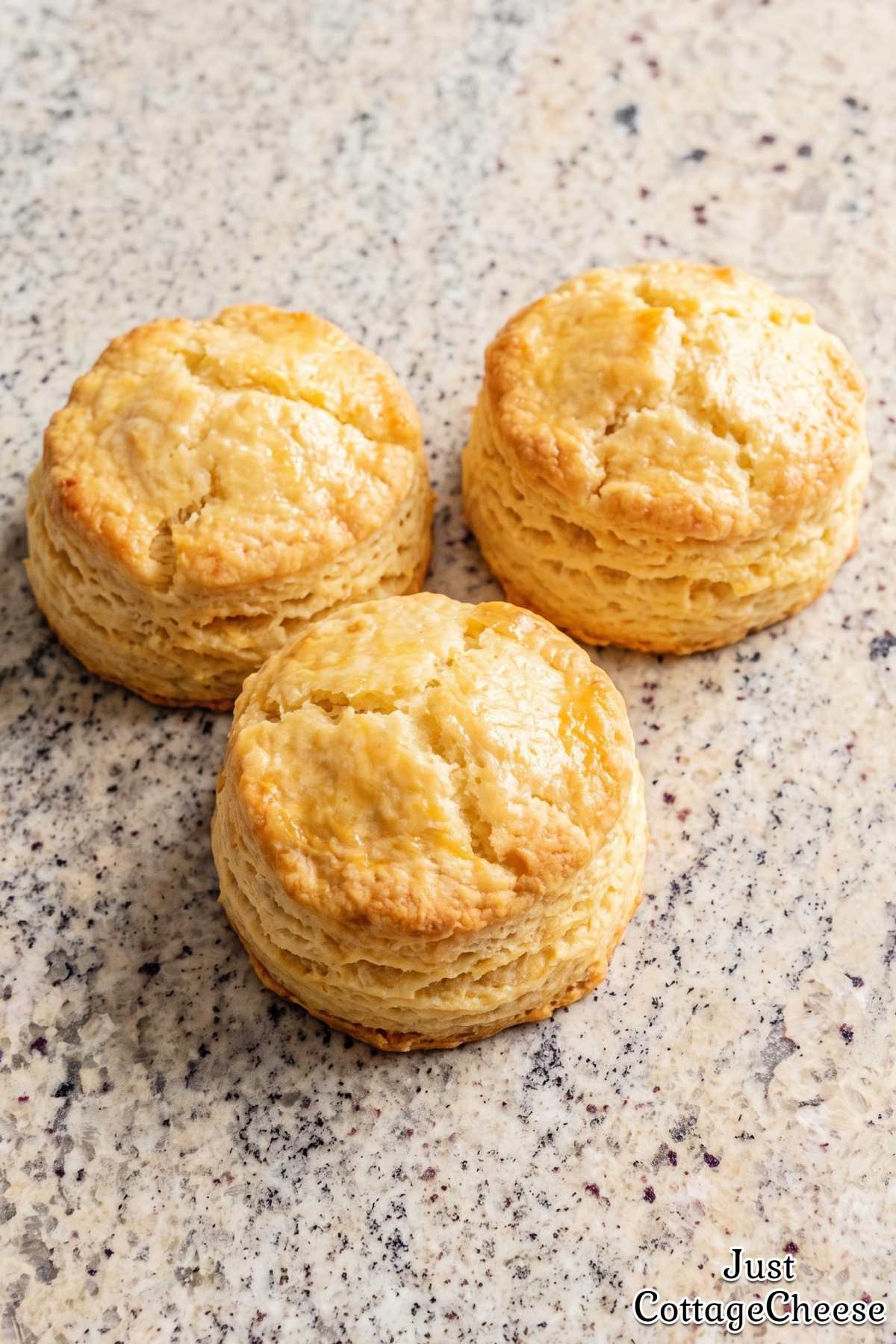 Light cottage cheese biscuits, gluten free